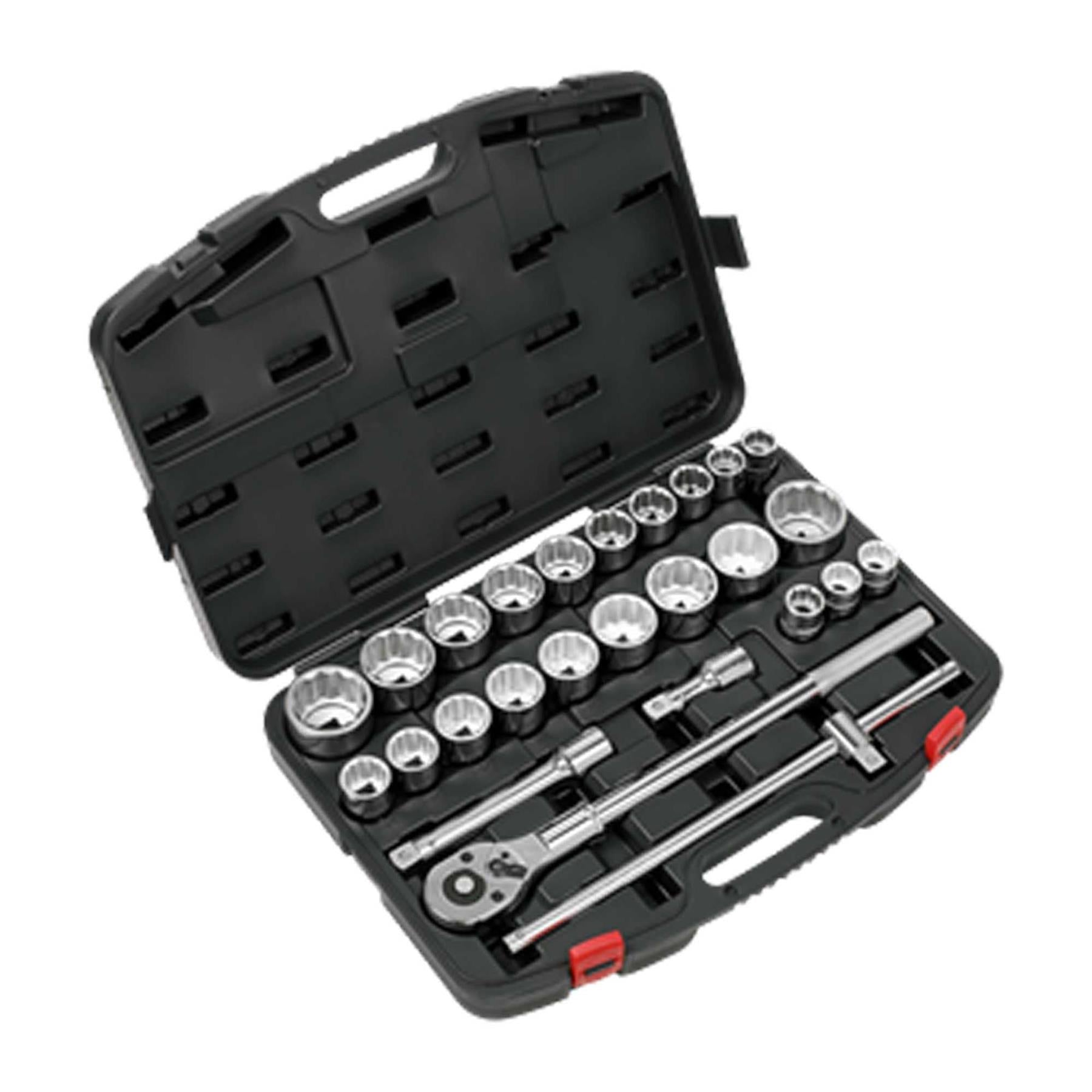 Sealey Socket Set 26pc 3/4"Sq Drive 12-point WallDrive