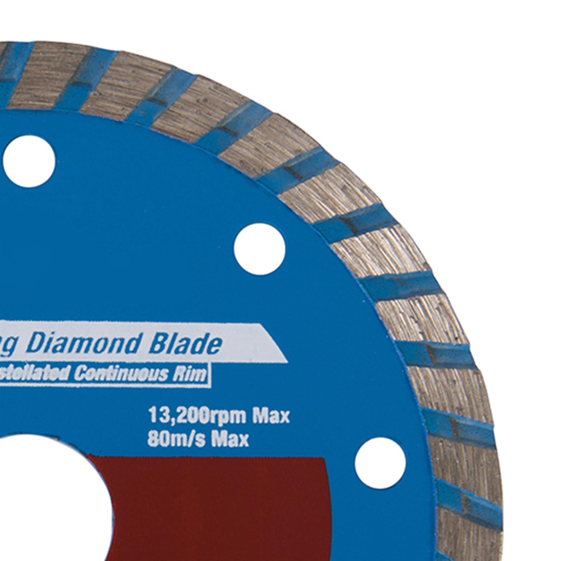 110mm Diamond Marble / Slate Cutting Disc 20mm Bore Hard Wall & Floor Tiles Wet & Dry Use