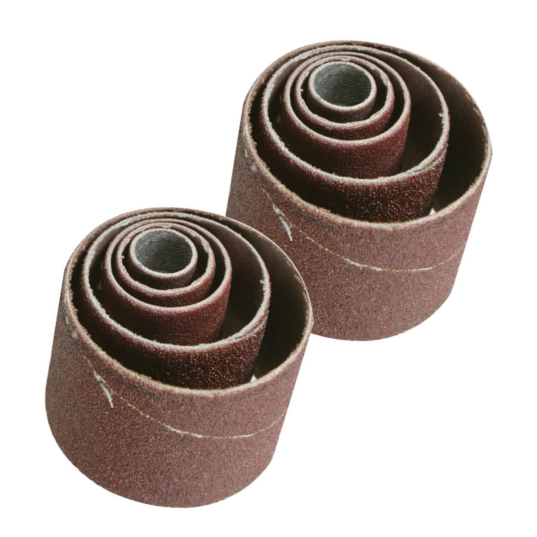 Sanding Sleeves 10Pce Drill Belt 80 Grit 13 19 25 38 50mm Professional Tool