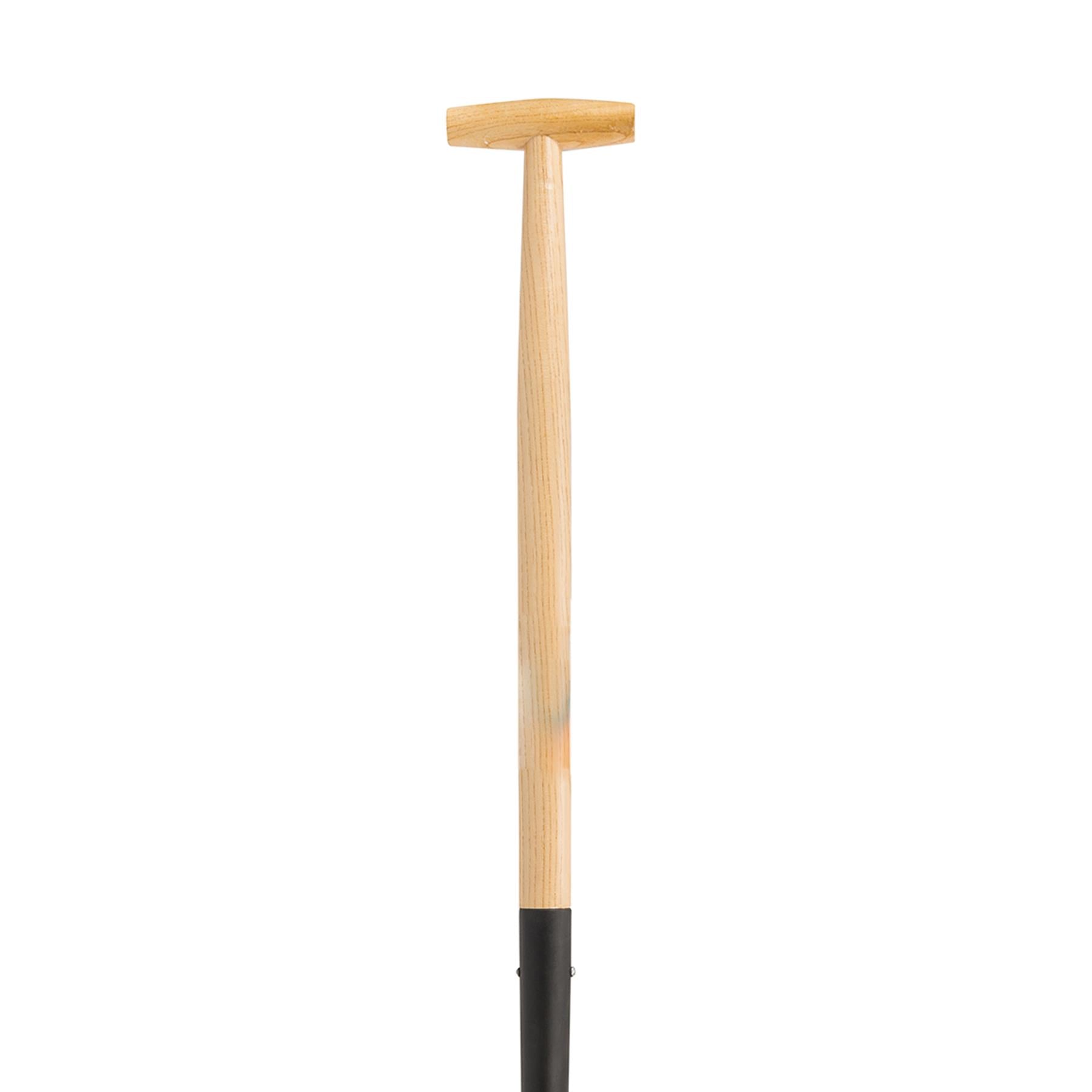 1100mm Square Mouth Shovel T Handle - Hardwood Shaft