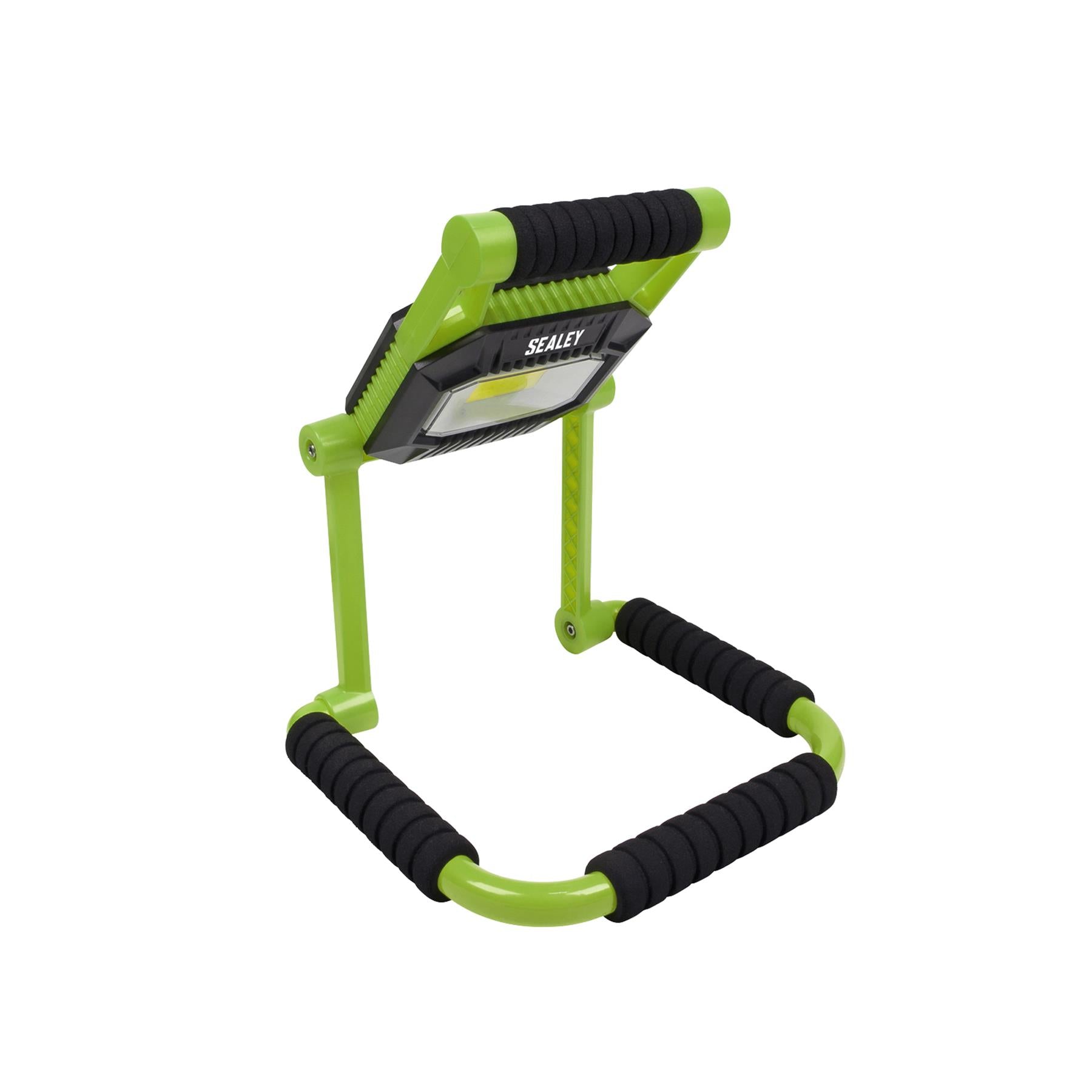 Sealey R/Charge Portable Fold Flat Floodlight 10W COB LED Li-ion