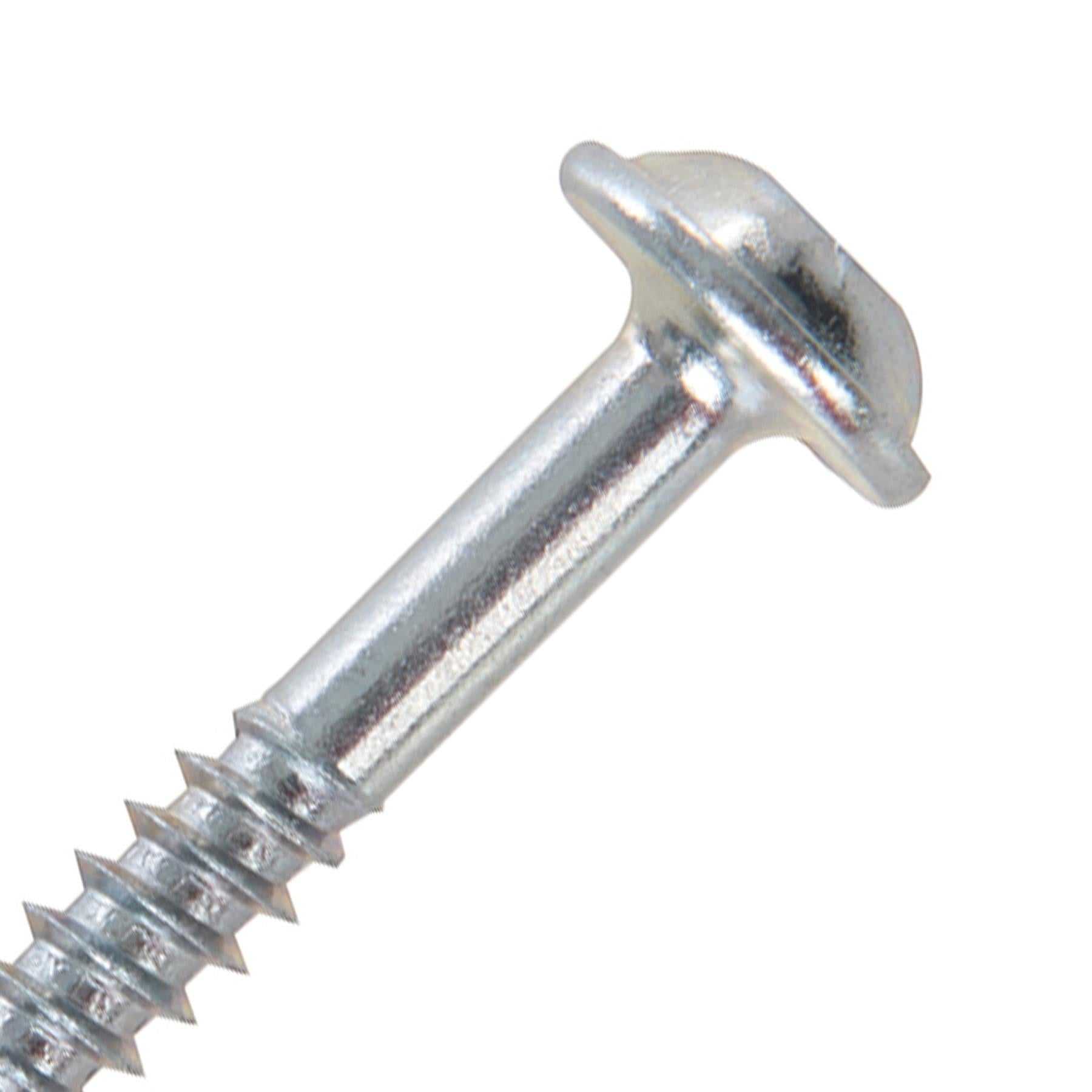 Zinc Pocket-Hole Screws Washer Head Fine Thread Rust Resistant -7 x 1-1/4" 500pk