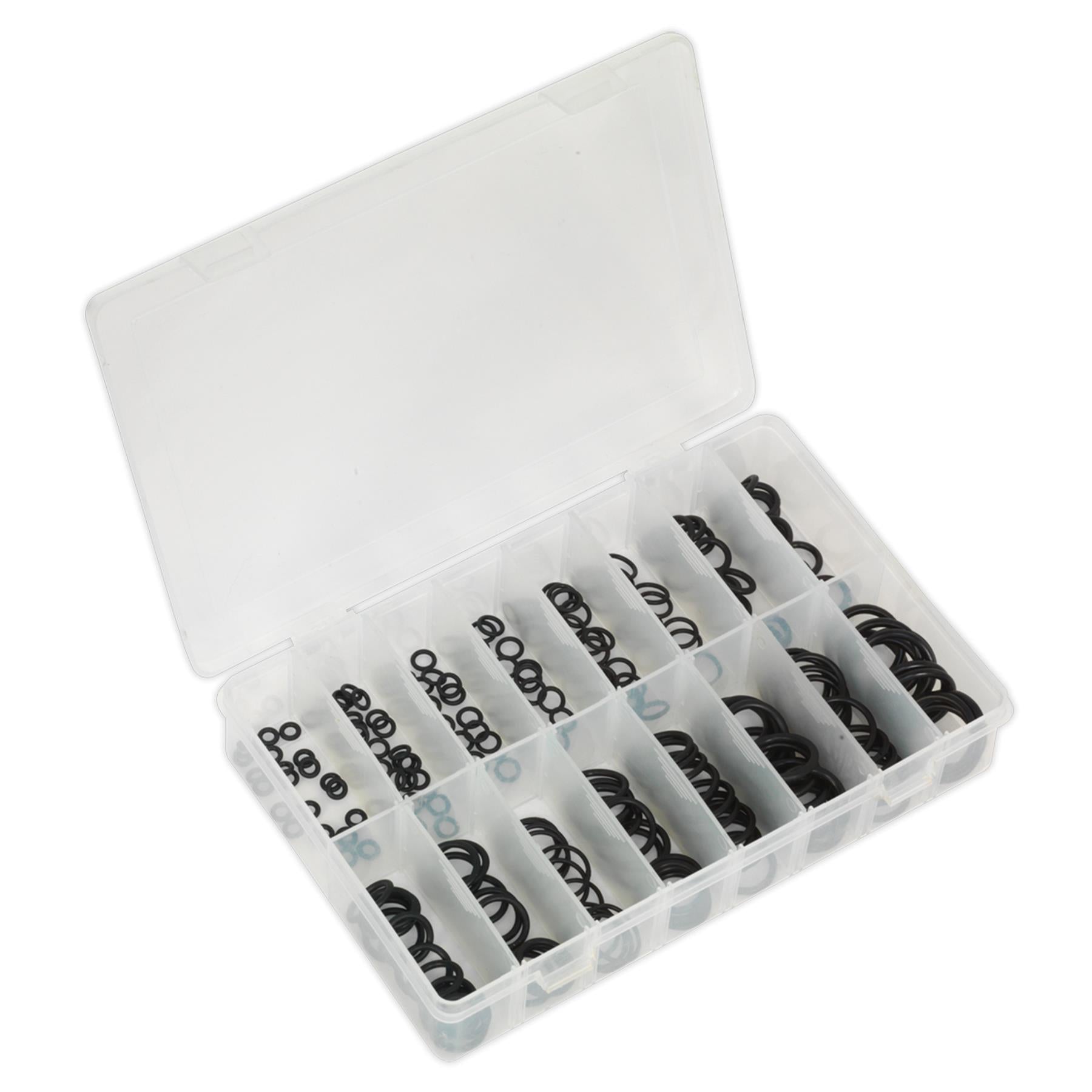 Sealey Rubber O-Ring Assorted O-Ring Washer Kit Pack O-Ring Seals 225pc Metric