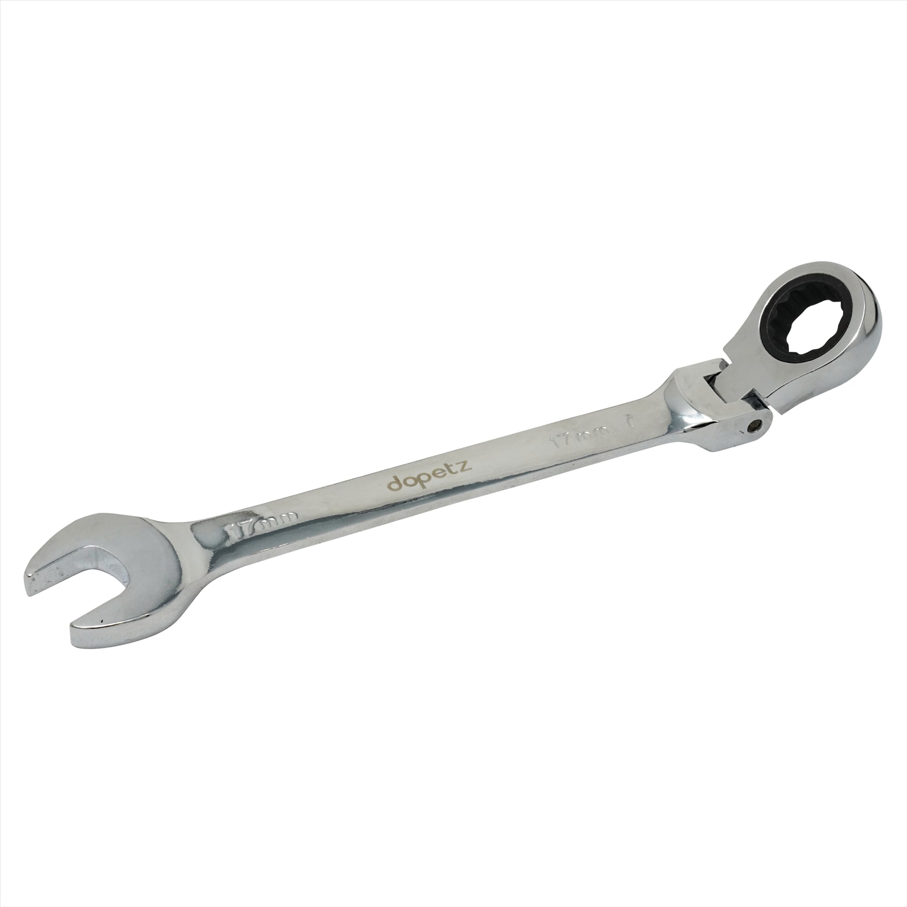 Flexible Head Ratchet Metric Spanner