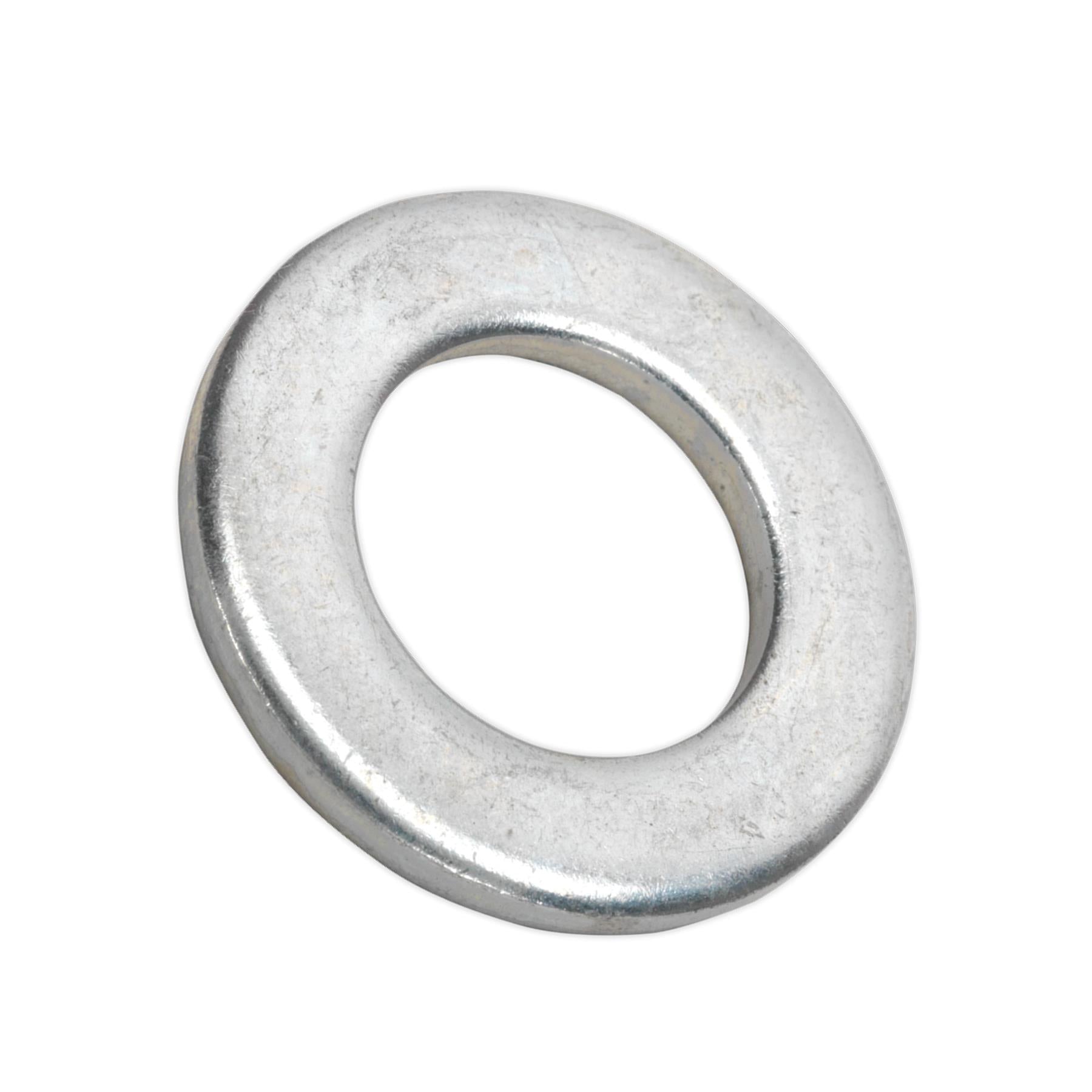 Sealey Flat Washer DIN 125 M16 x 30mm Form A Zinc Pack of 50