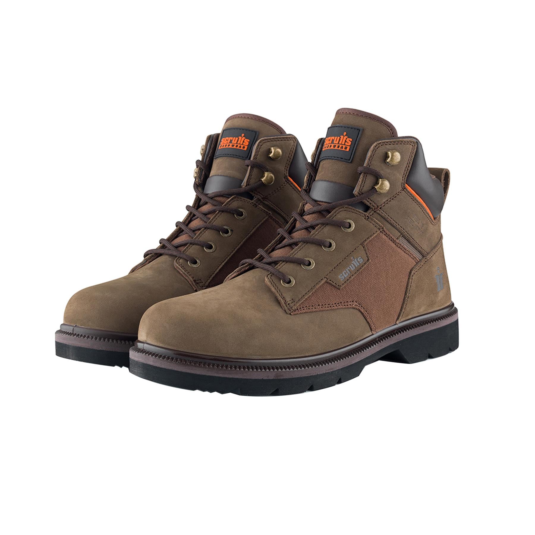 Scruffs Twister 6 Safety Boots Tan Size 12 / 47 Slip-Resistant