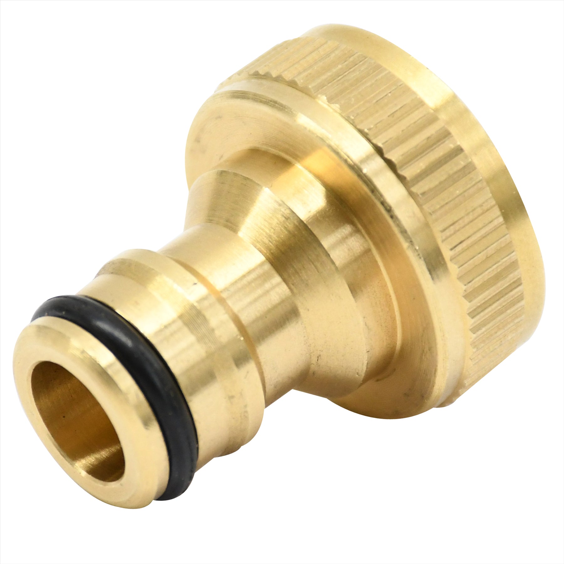 3 Piece Brass Hose Tap Fitting Connecter Set Auto Stop For Gardening Plumbing