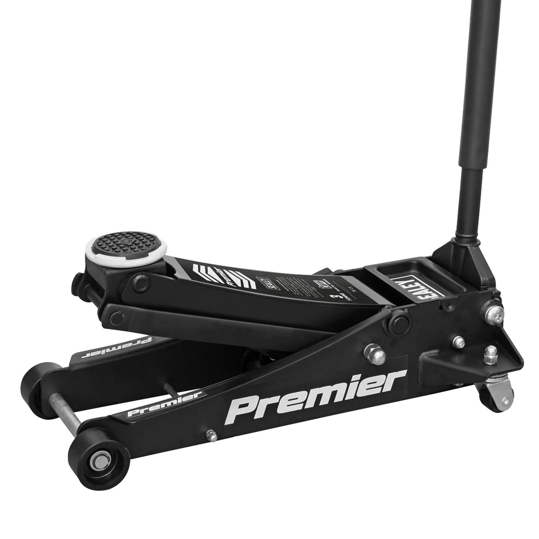Sealey Trolley Jack 3tonne Rocket Lift Black Garage Workshop DIY