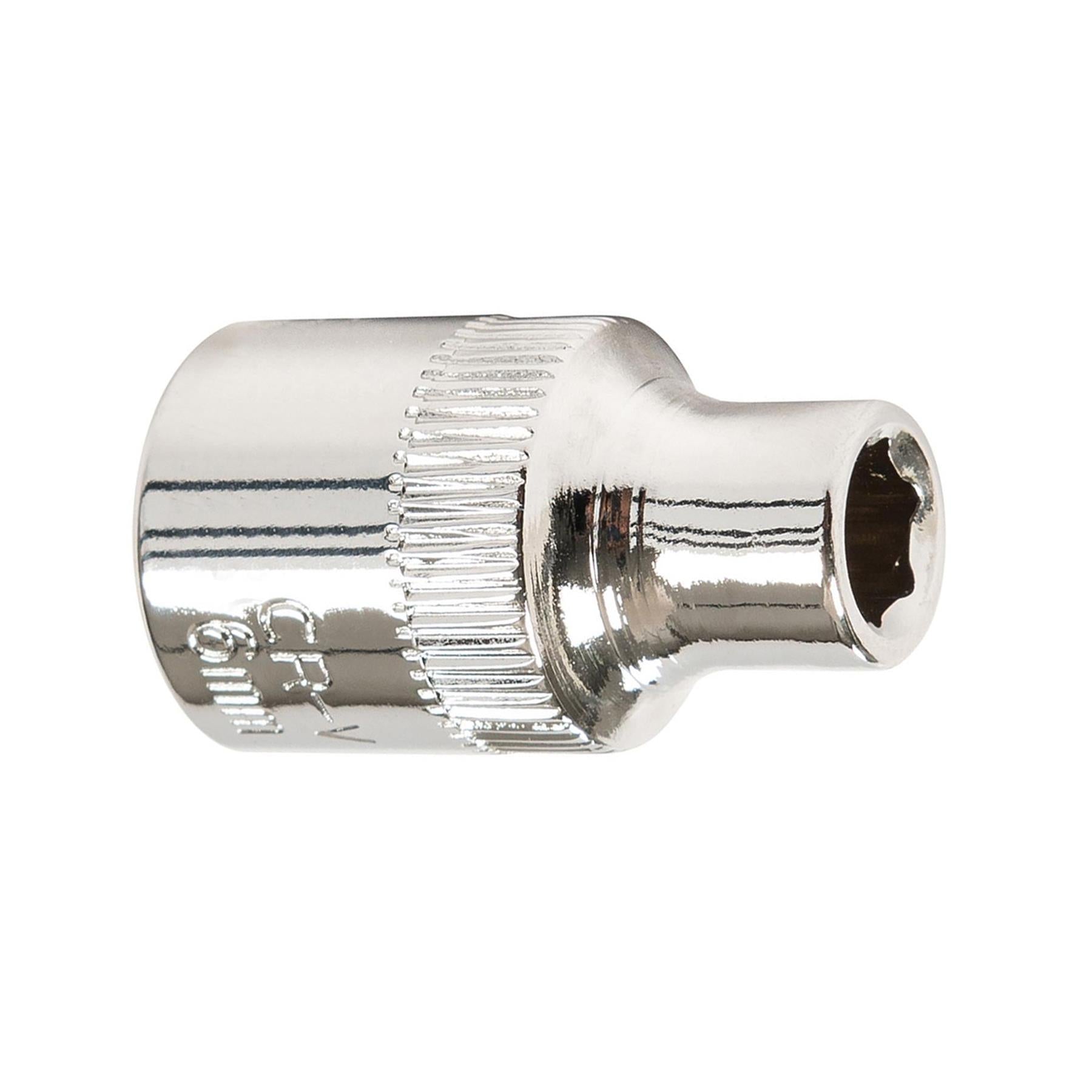 Socket 3/8" Drive Metric Hex Square 6mm Individual Hex Polished Crv Tool