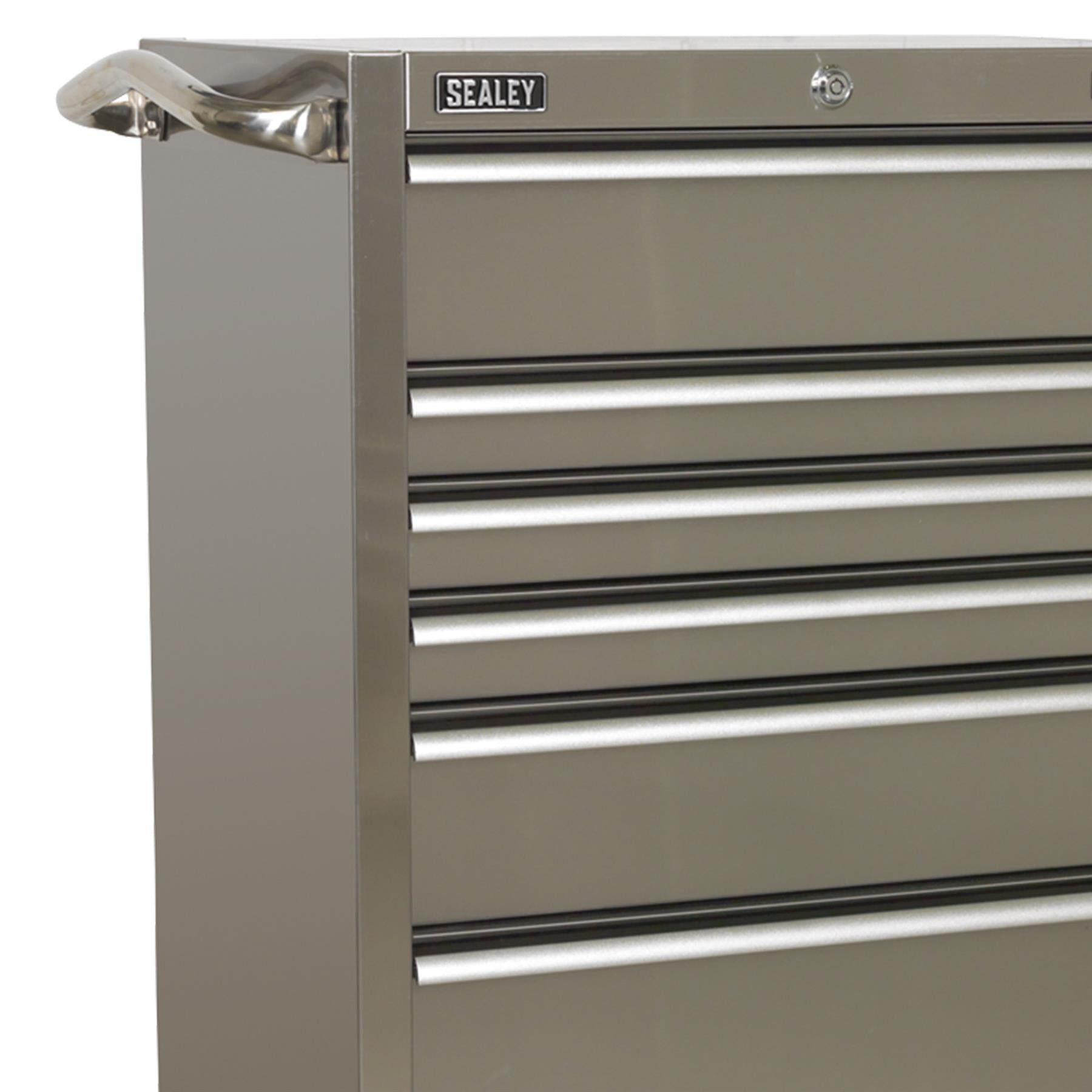 Sealey Rollcab 6 Drawer 675mm Stainless Steel Heavy-Duty