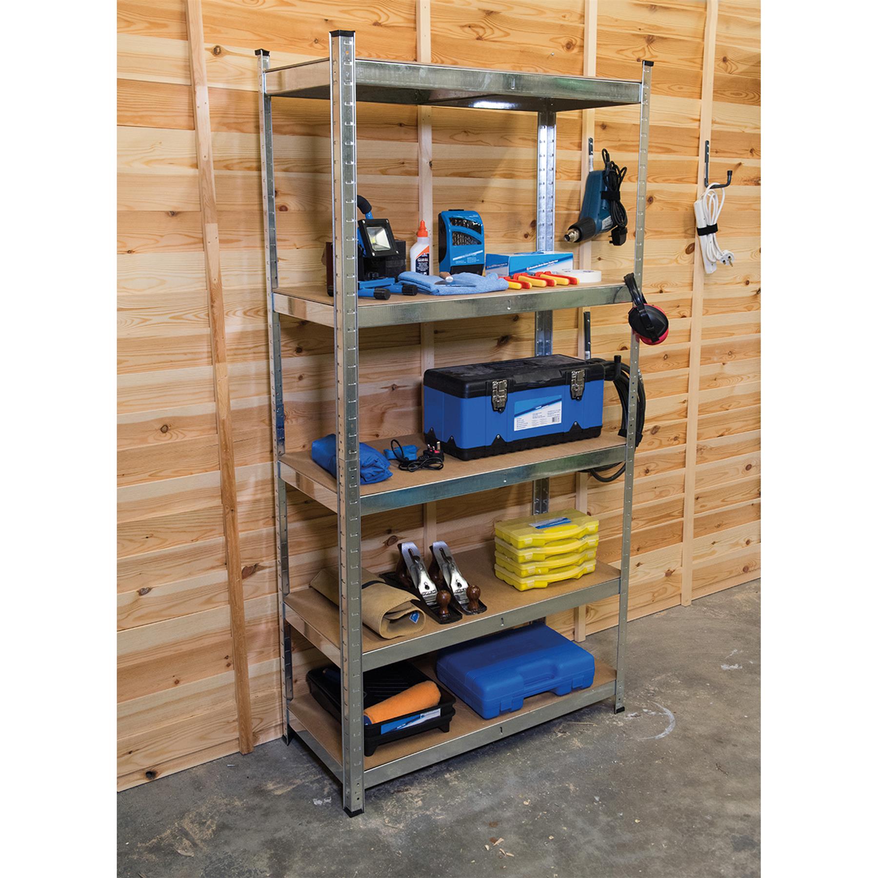 Boltless Freestanding Shelving Unit - 5-Tier