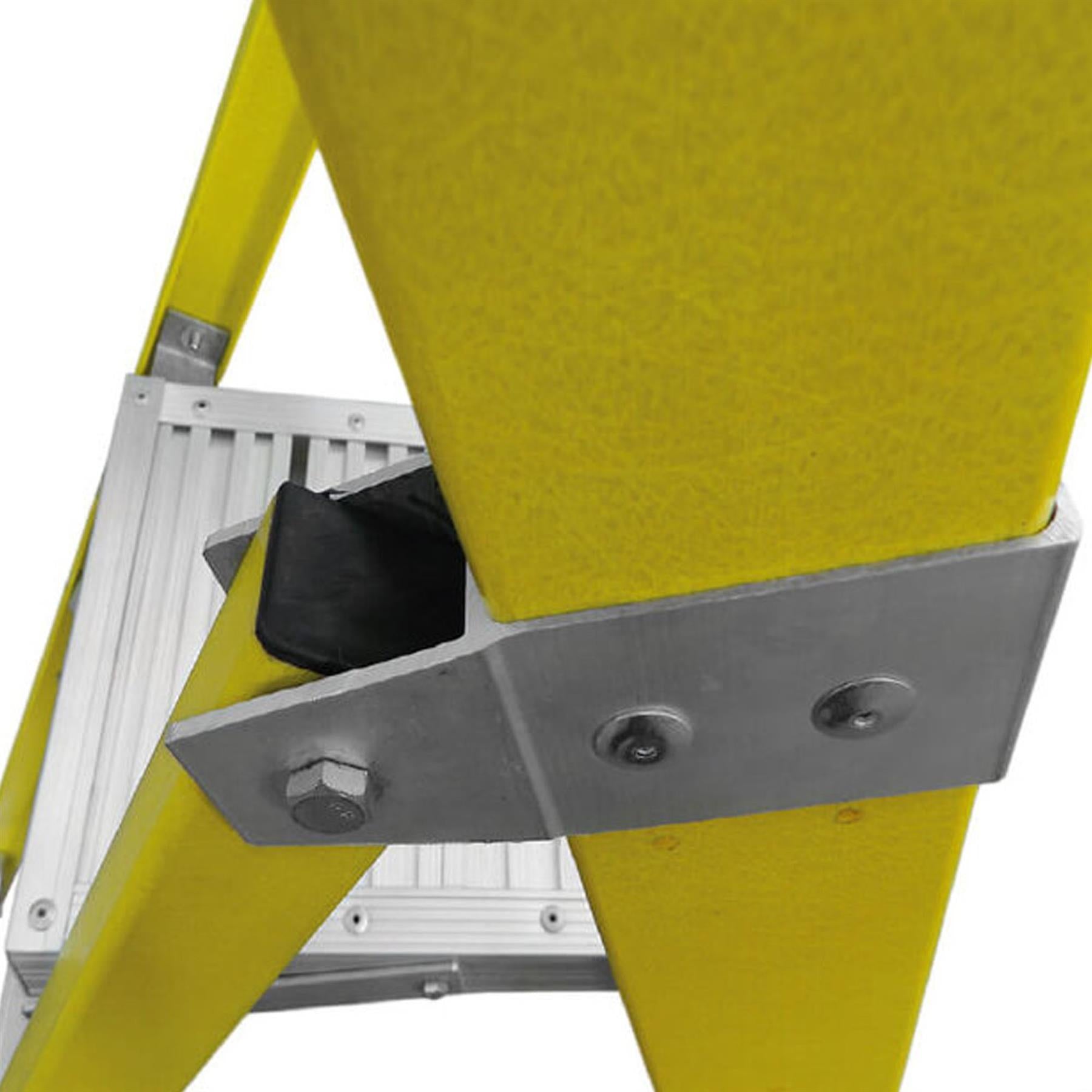 Dapetz PRo 6 Tread GRP Fibreglass Platform Step Ladder 2.22m, 150 Kg, Made In Uk