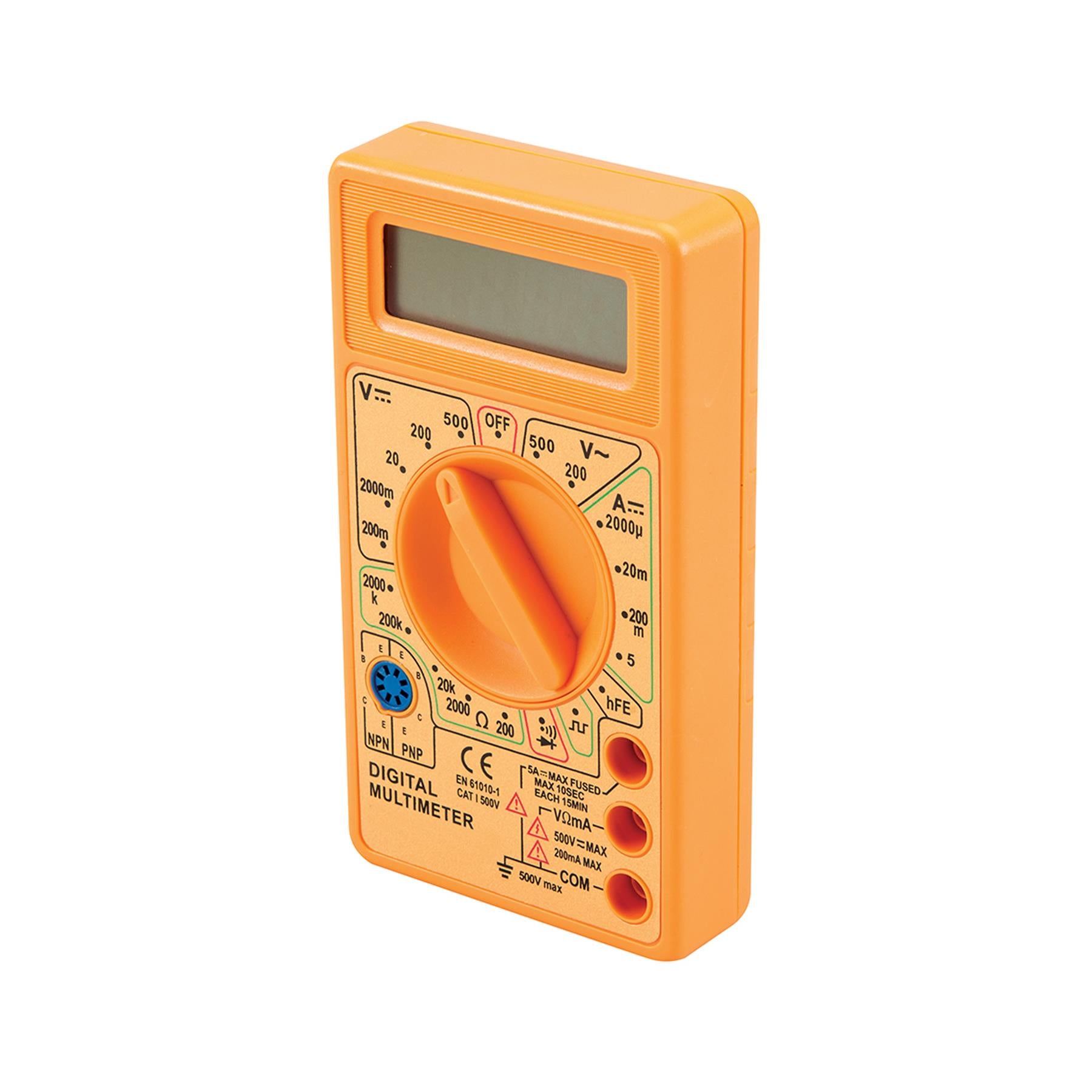 Multimeter Ac & Dc - Electrical Supplied With Test Leads 1