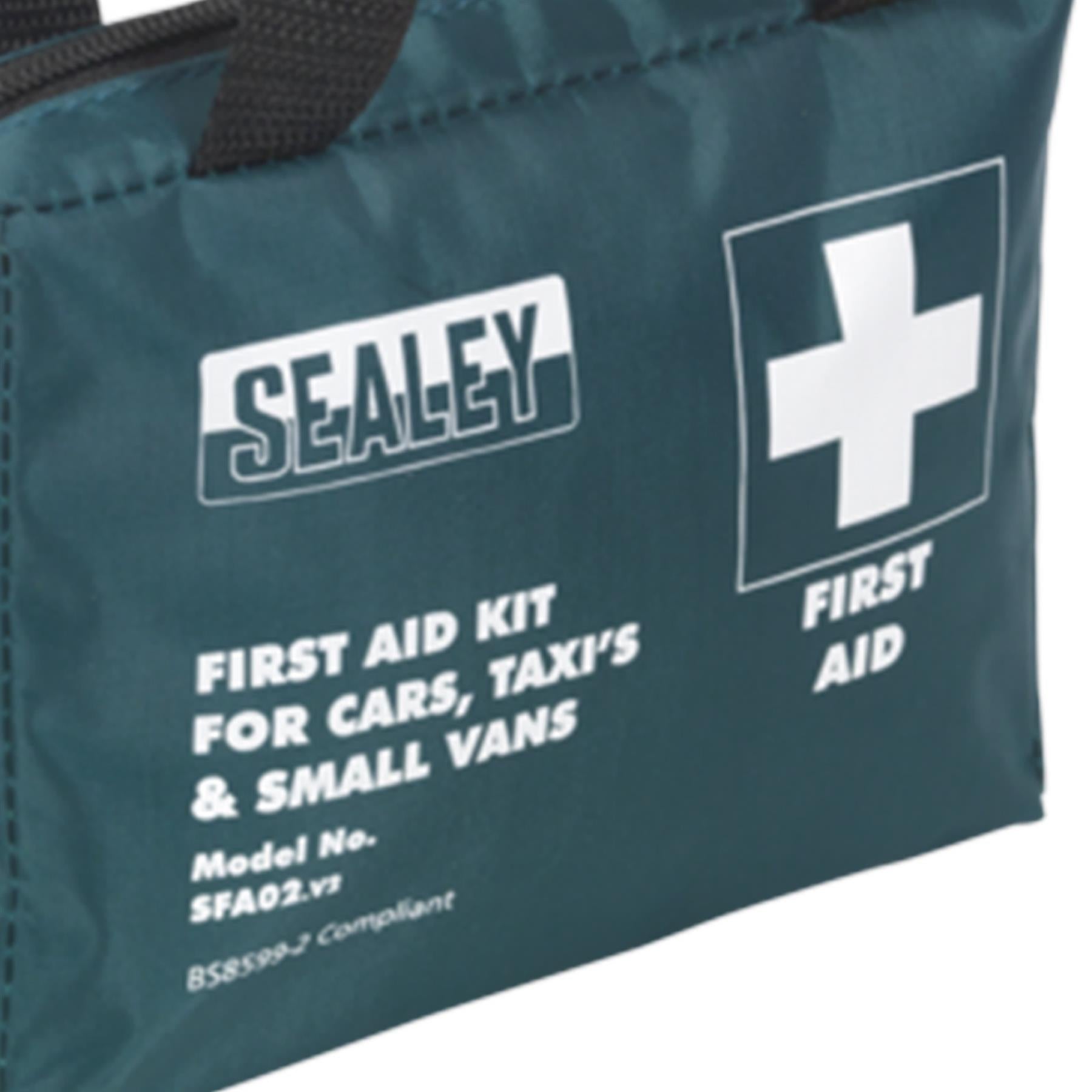 Sealey First Aid Kit Medium for Cars, Taxi's & Small Vans-BS 8599-2