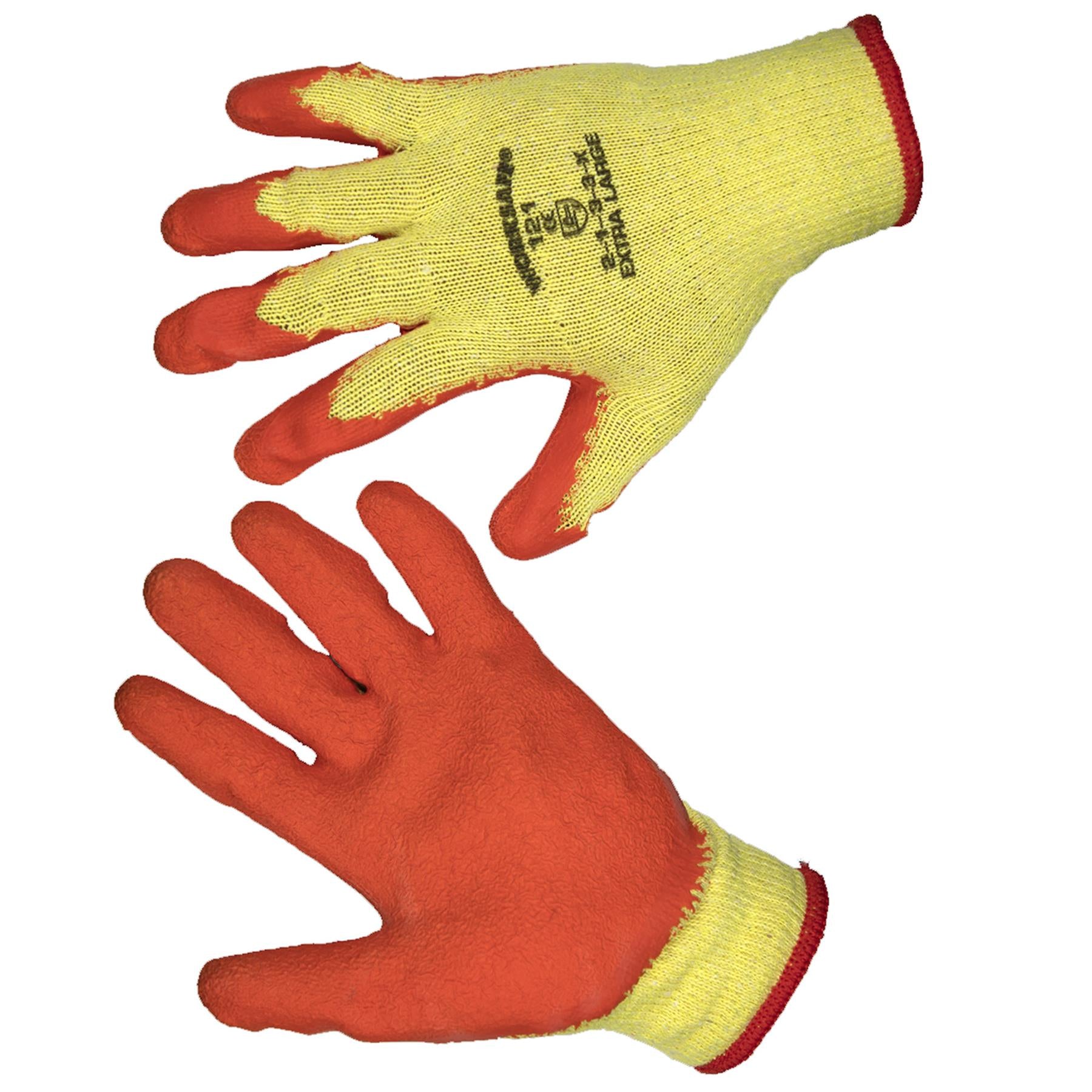 Sealey Super Grip Knitted Gloves Latex Palm (X-Large)-Pk of 120 Prs