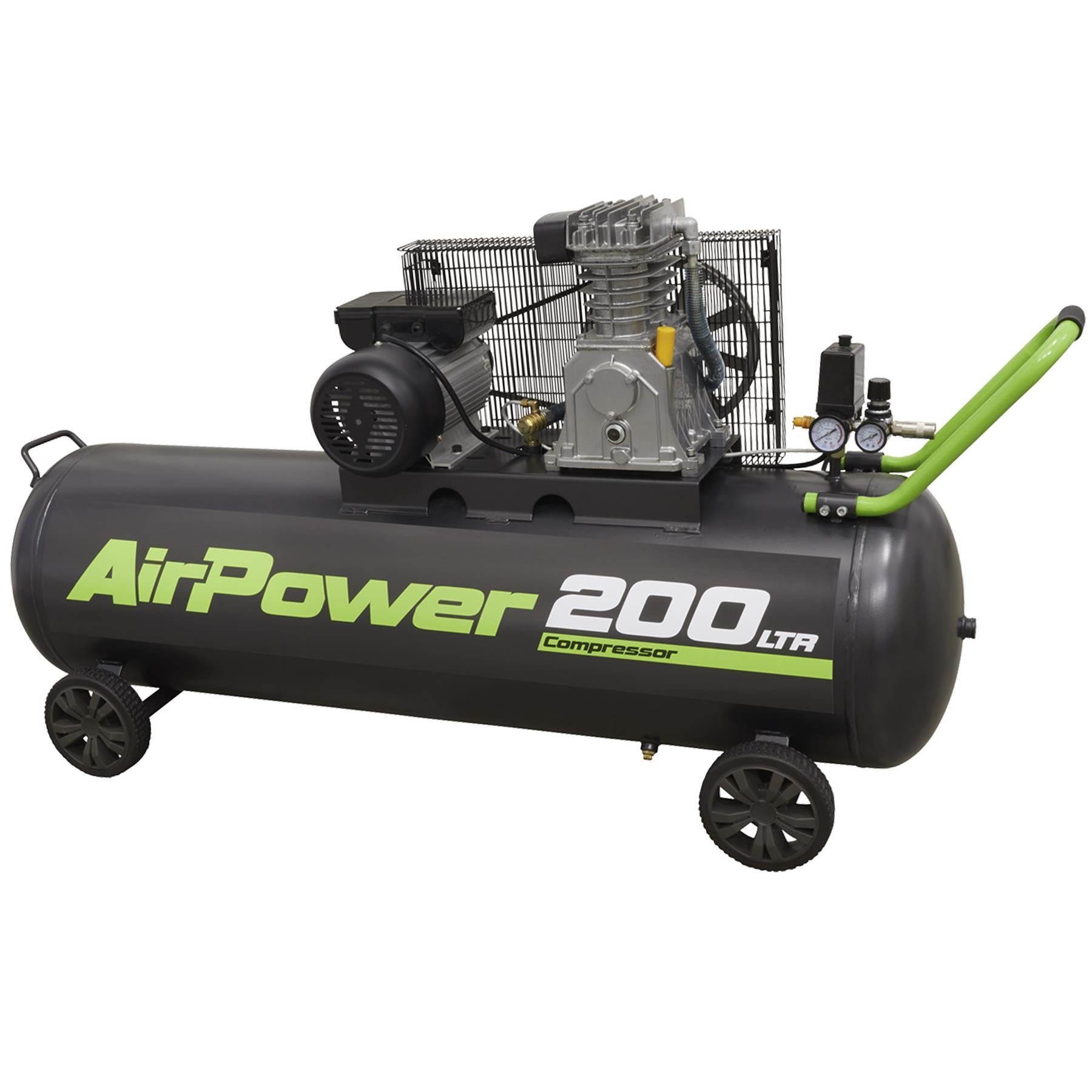 Sealey Compressor 200L Belt Drive 3hp With Aluminium Cylinders