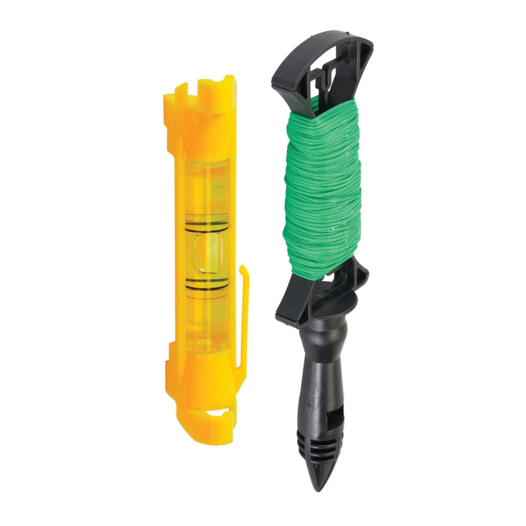 2Pk Line Spirit Level Pocket Size & Brick Line 30M Building Brick Laying Tool