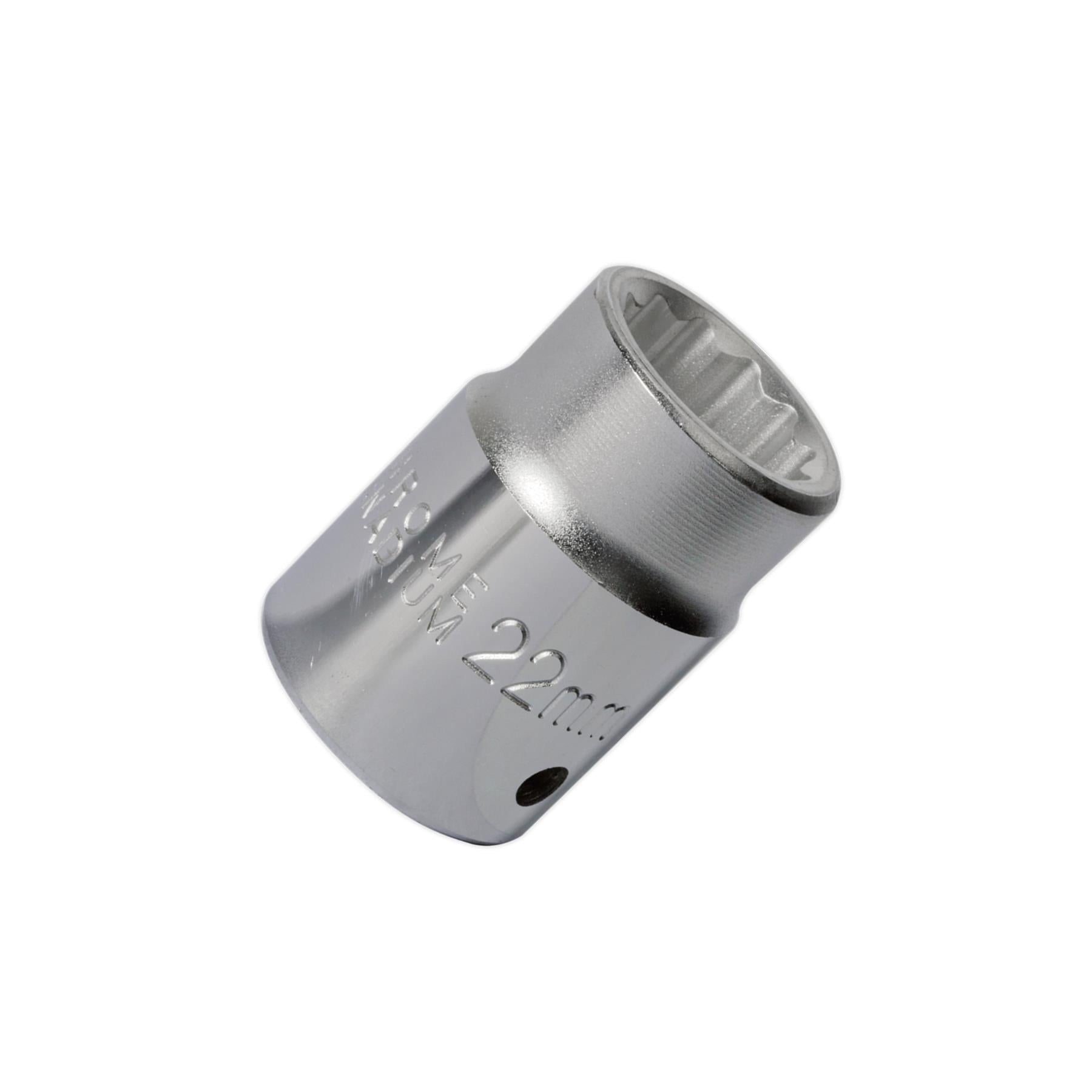 Sealey WallDrive Socket 22mm 3/4"Sq Drive