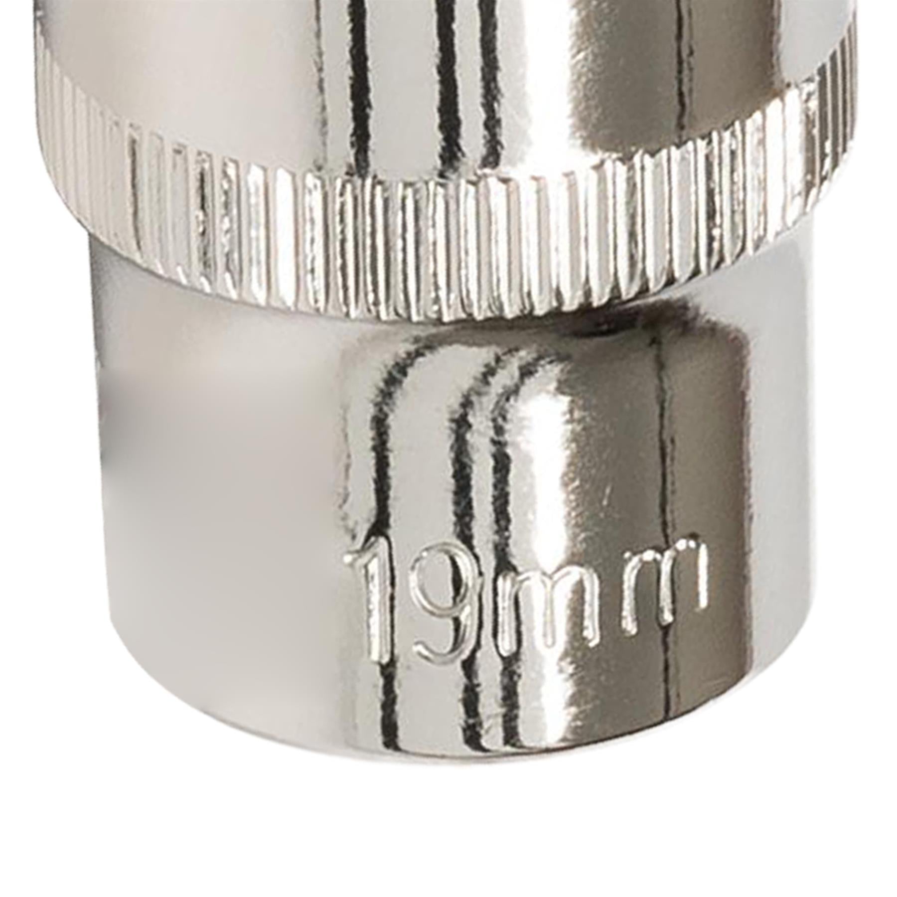 Socket 1/2" Drive 12pt Metric 12 Point Bi Hex Corrosion Resistant Socket 19mm