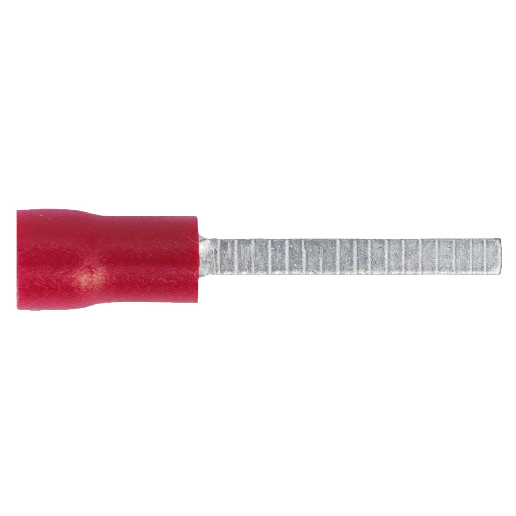Sealey Blade Terminal 18 x 2.3mm Red Pack of 100