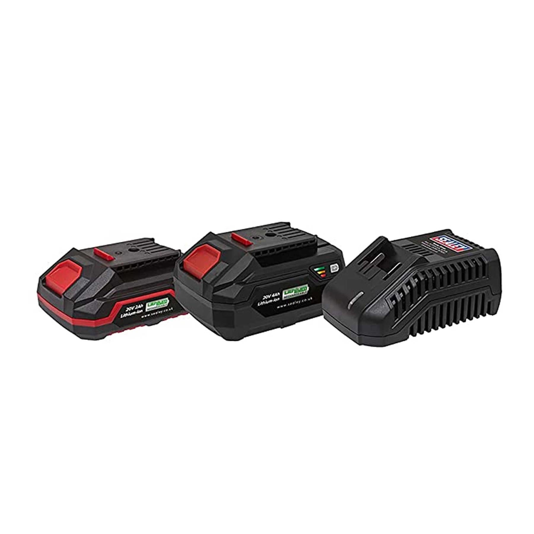 Sealey 5 x 20V SV20 Series Cordless 5 Tool Combo Kit - 2 Batteries