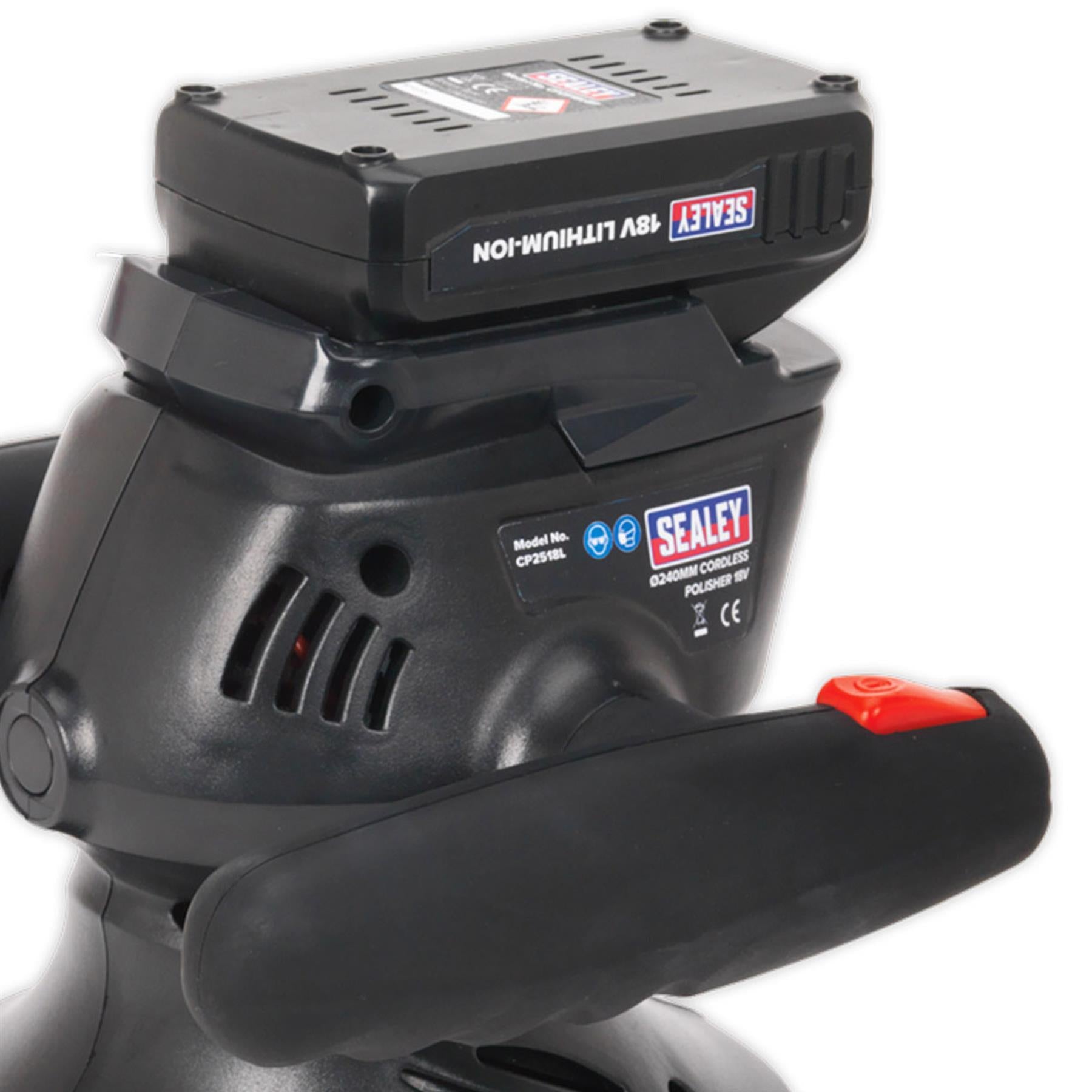 Sealey 18V Lithium-ion Ø240mm Cordless Polisher Orbital