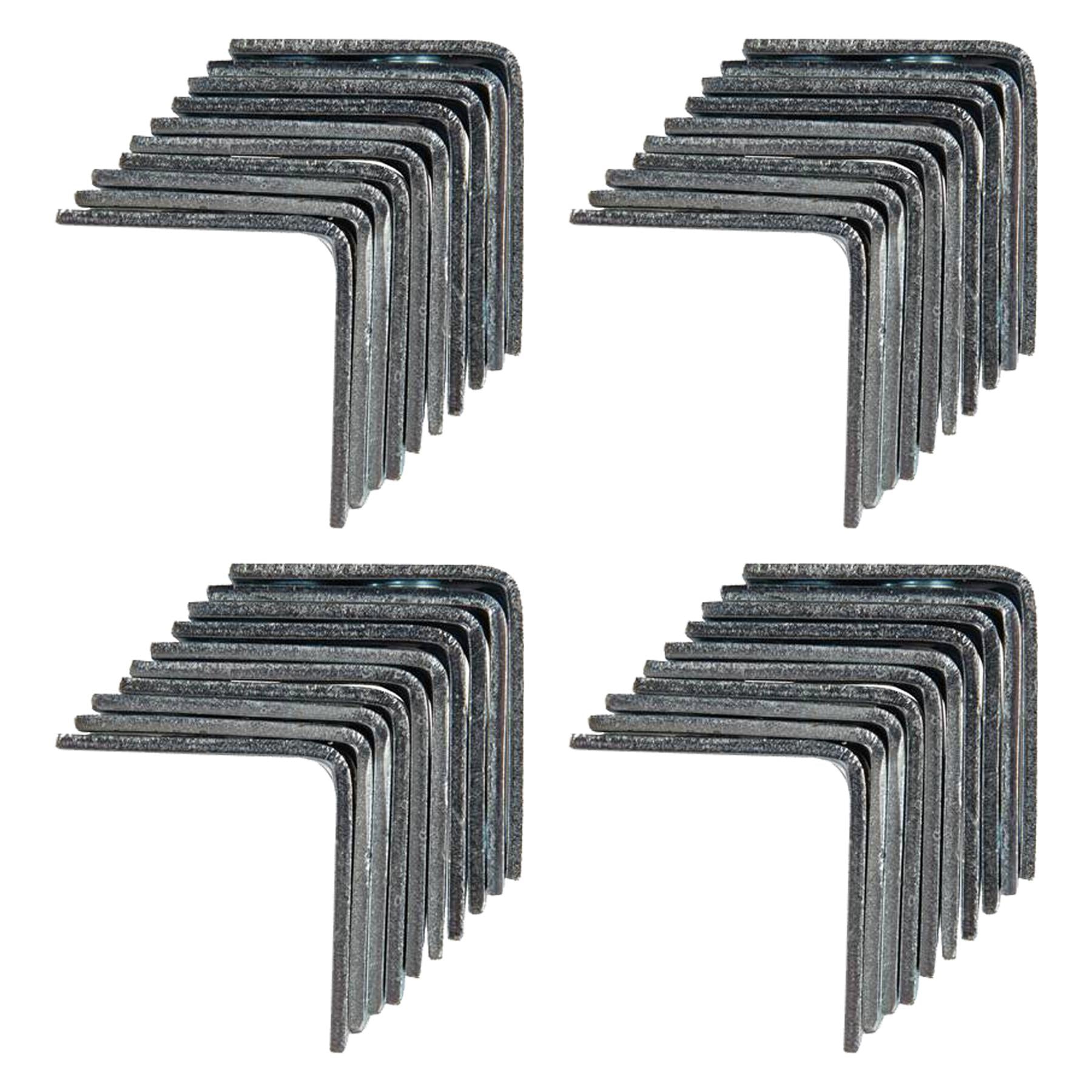 Corner Brace Brackets 90 degree 25 x 1.6 x 16mm Corner Joint Connector 100pc