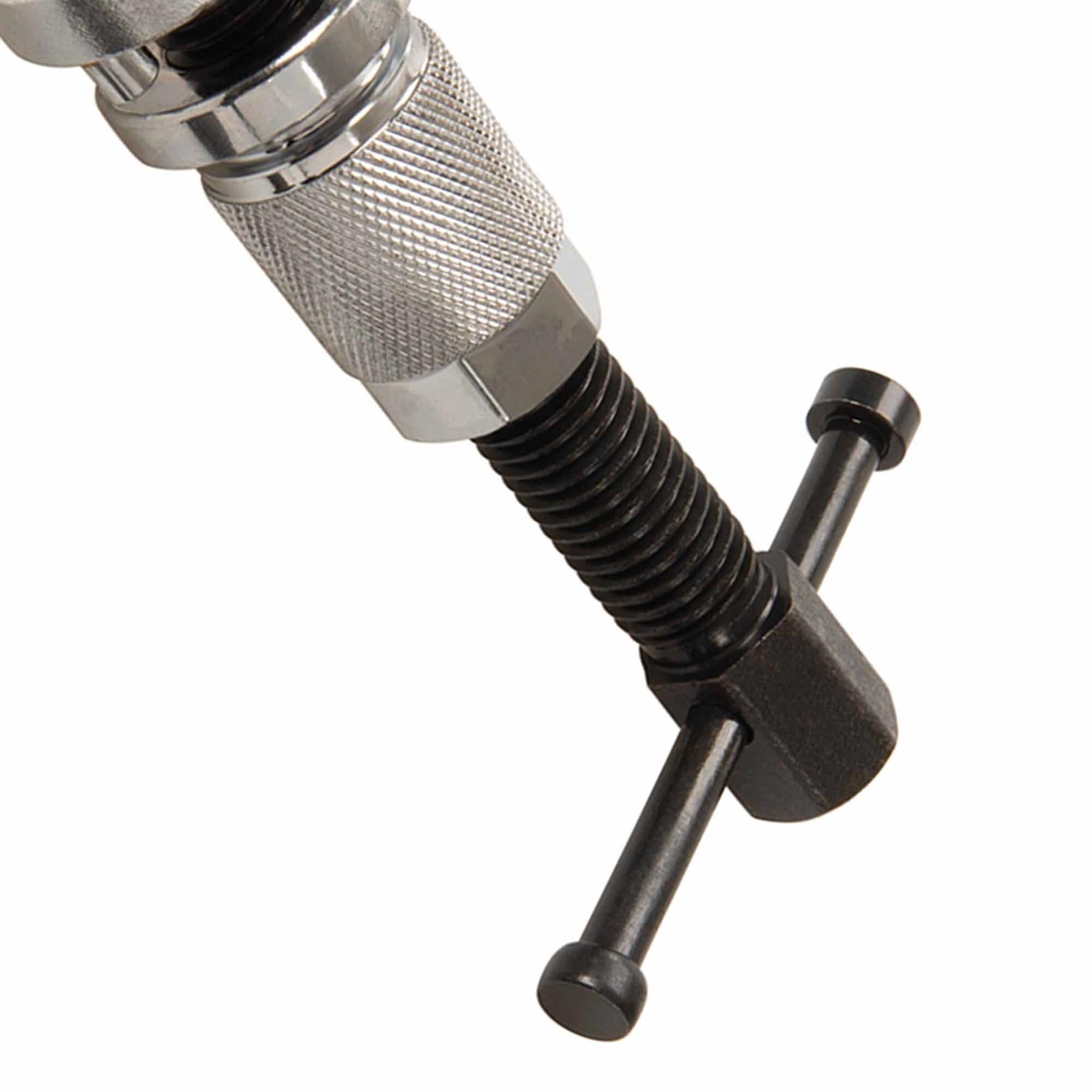 Brake Piston Wind-Back Tool Chrome Plated Double End Includes 2-Sided Adaptor