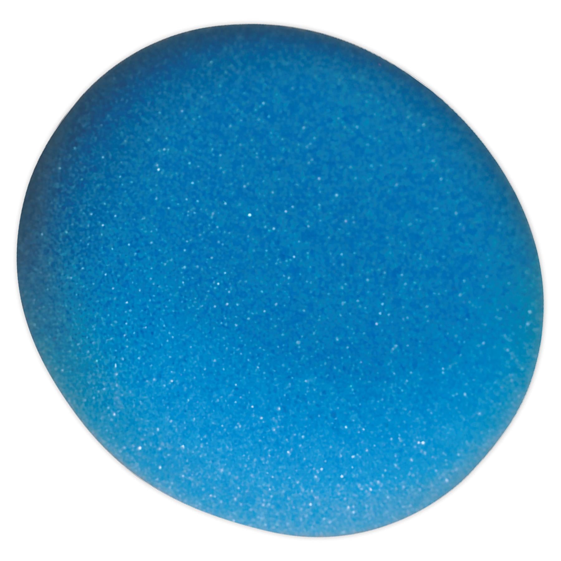 Sealey Buffing & Polishing Foam Head Hook & Loop 80x25mm Blue/Med