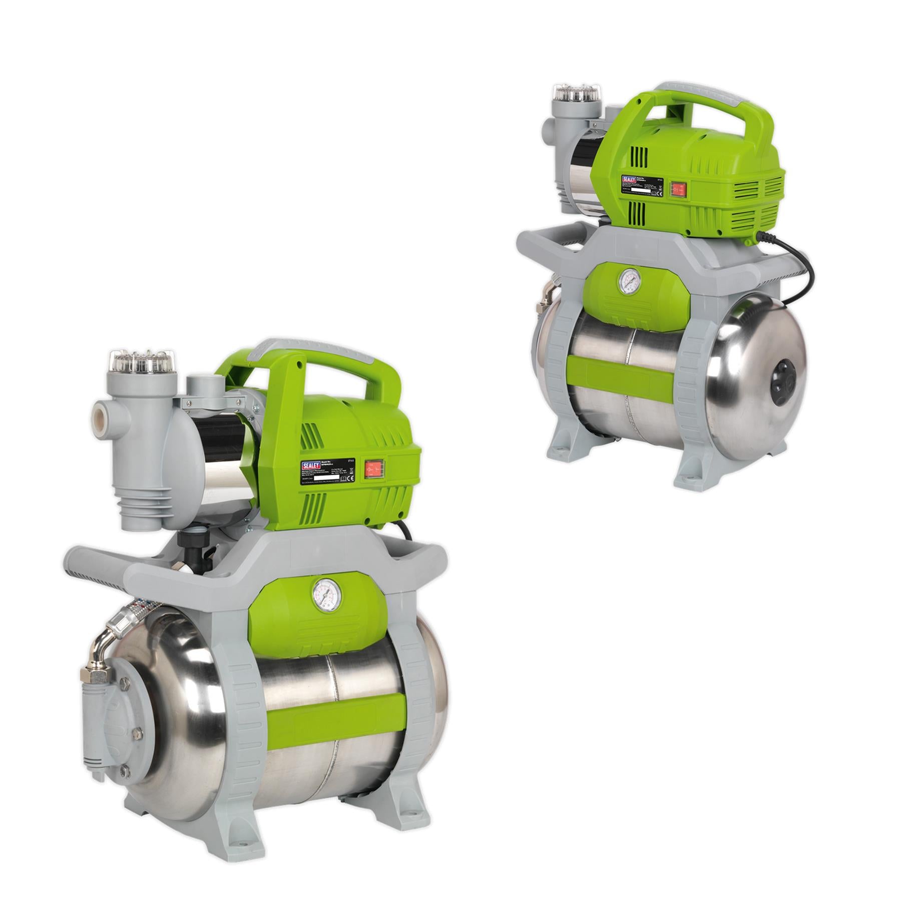 Sealey Surface Mounting Booster Pump Stainless Steel 55L/min 230V