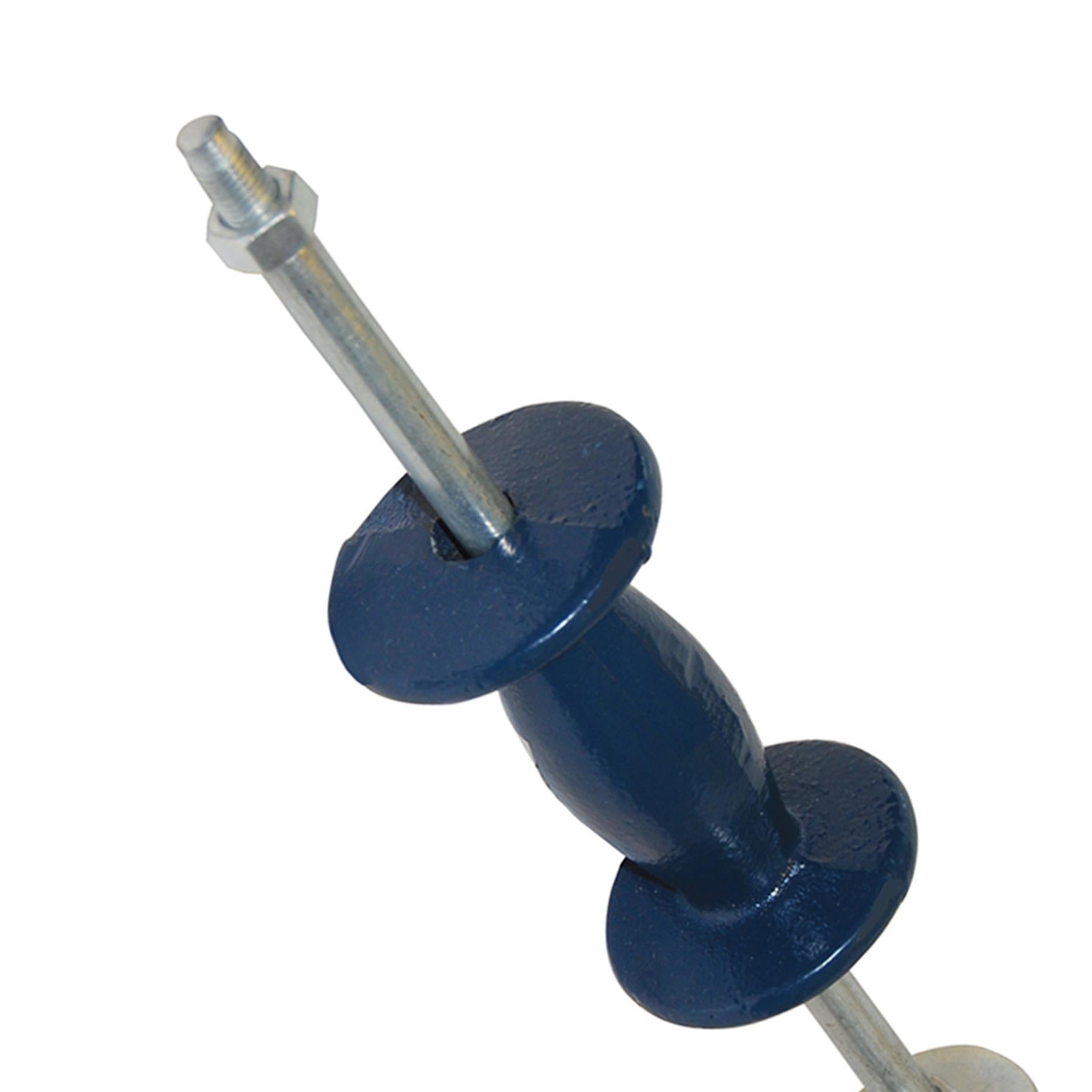 5Pc Slide Hammer Set 460mm Car Dent Puller Bearing Remover Steel Shaft Nose Cone