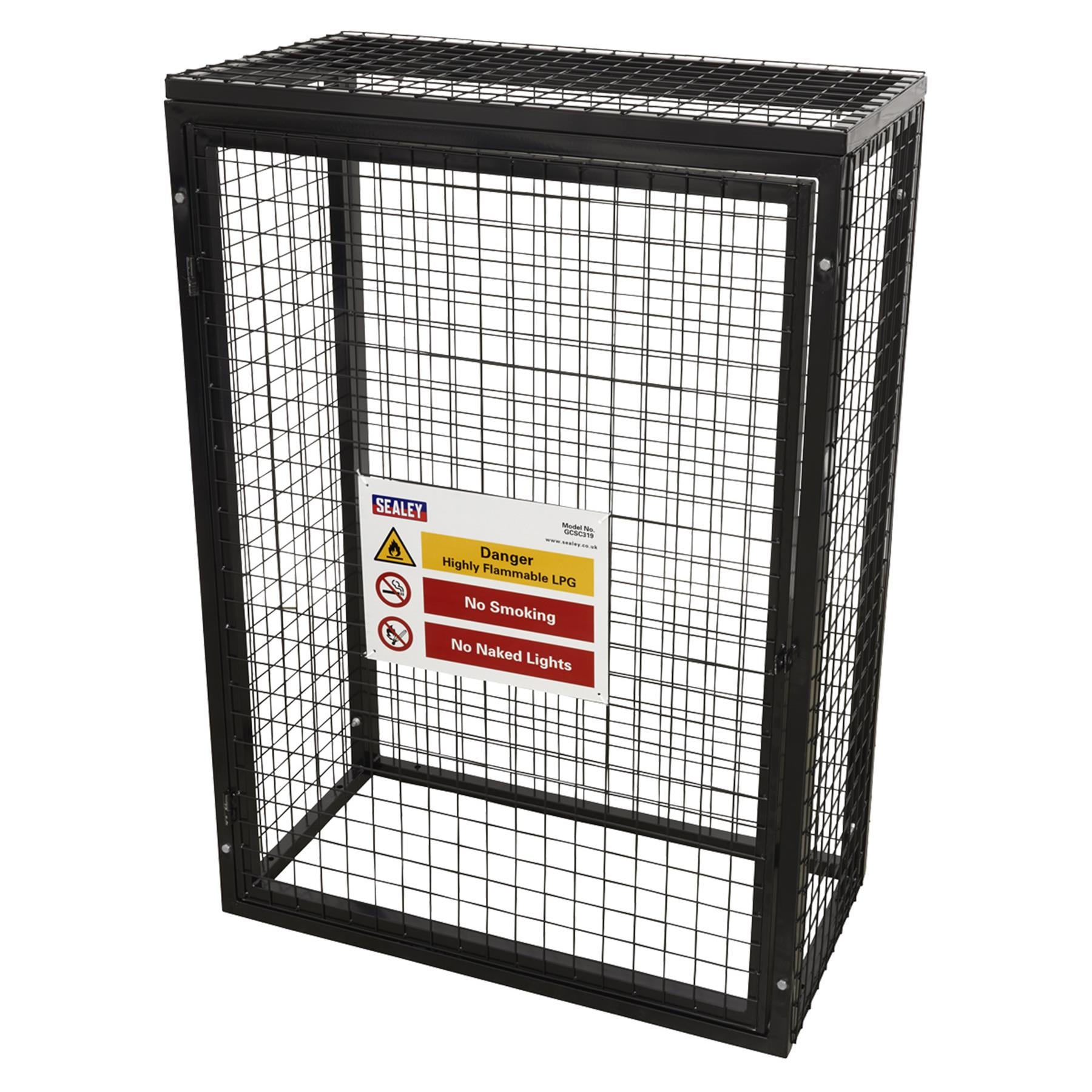 Sealey Safety Cage - 3 x 19kg Gas Cylinders