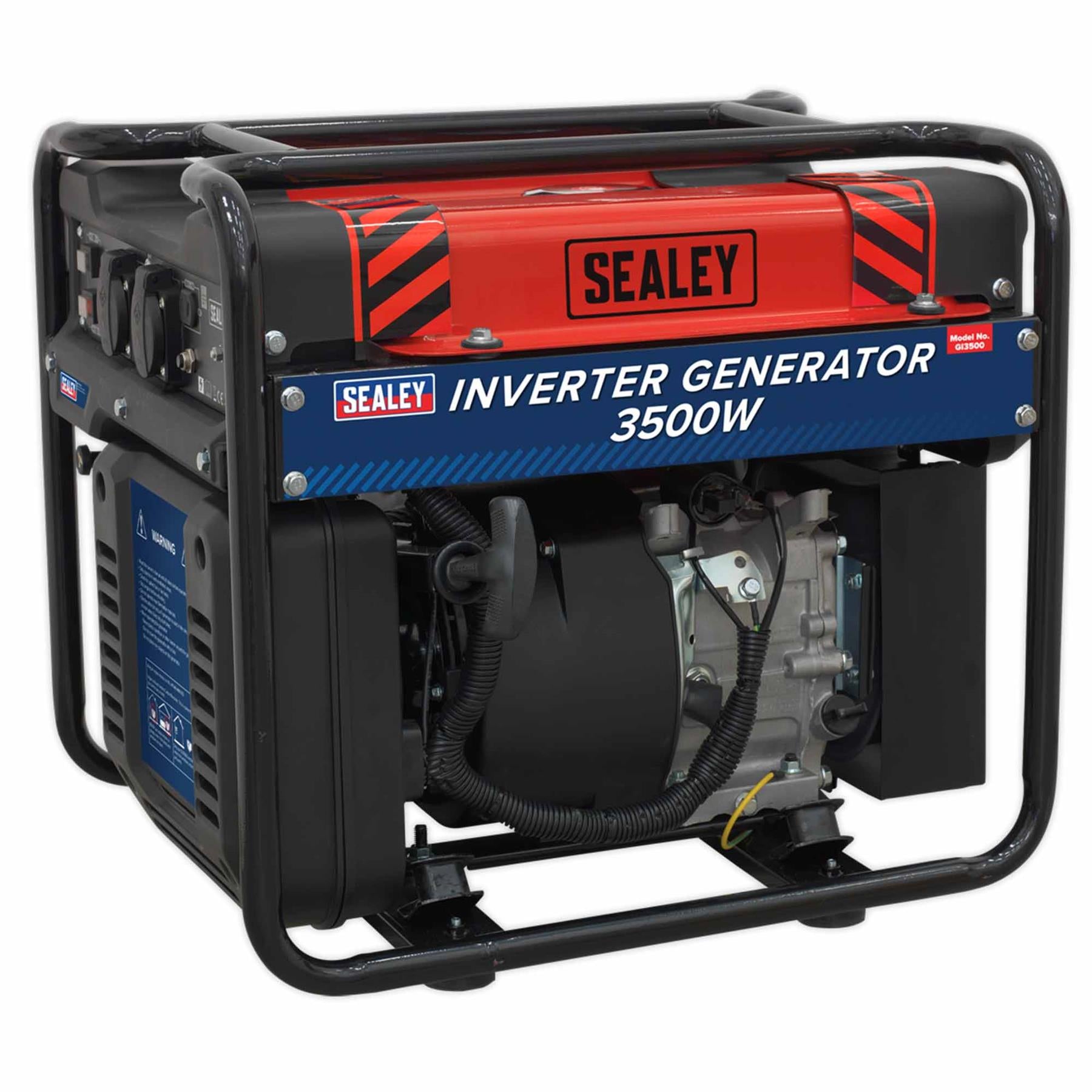 Inverter Generator 3500W 230V 4-Stroke Engine - Sealey - GI3500