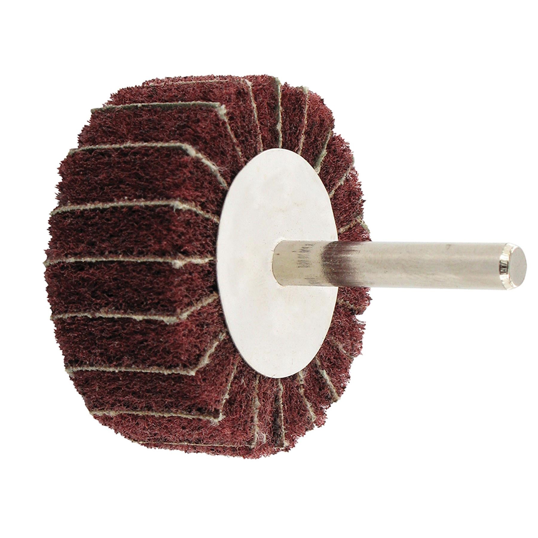 Aluminium Oxide Mop Wheel 60 X 30mm Sanding Abrasive DIY 80 Grit New