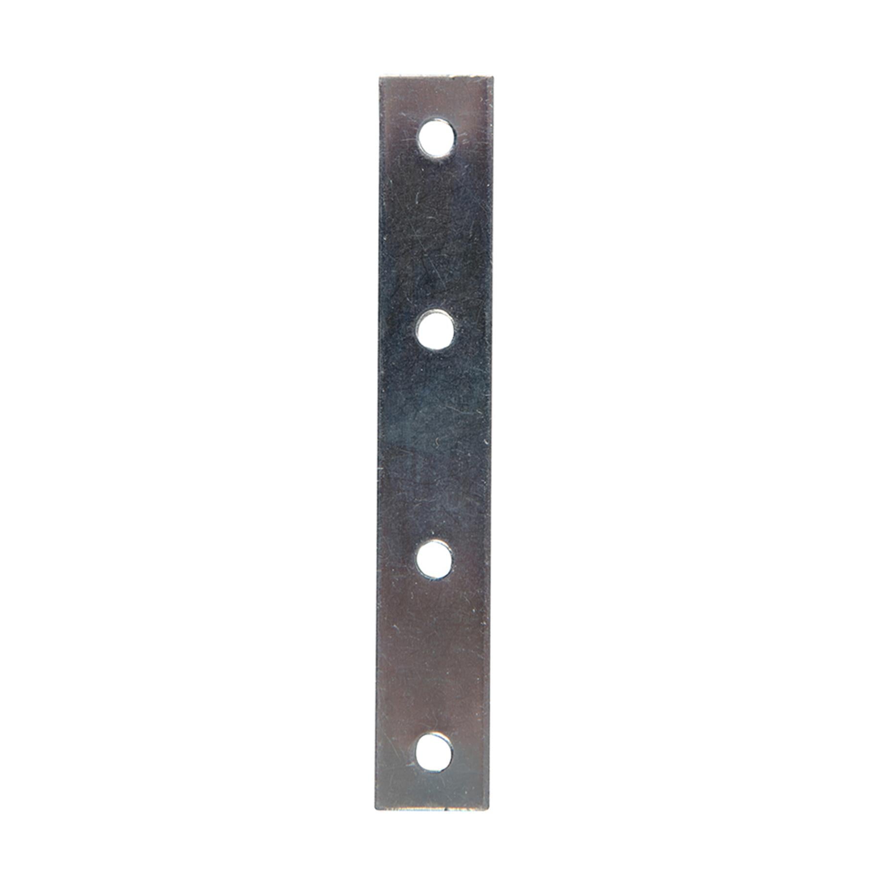 10x Mending Plates Zinc Plated With Offset Fixing Holes For Timber Repair 100mm
