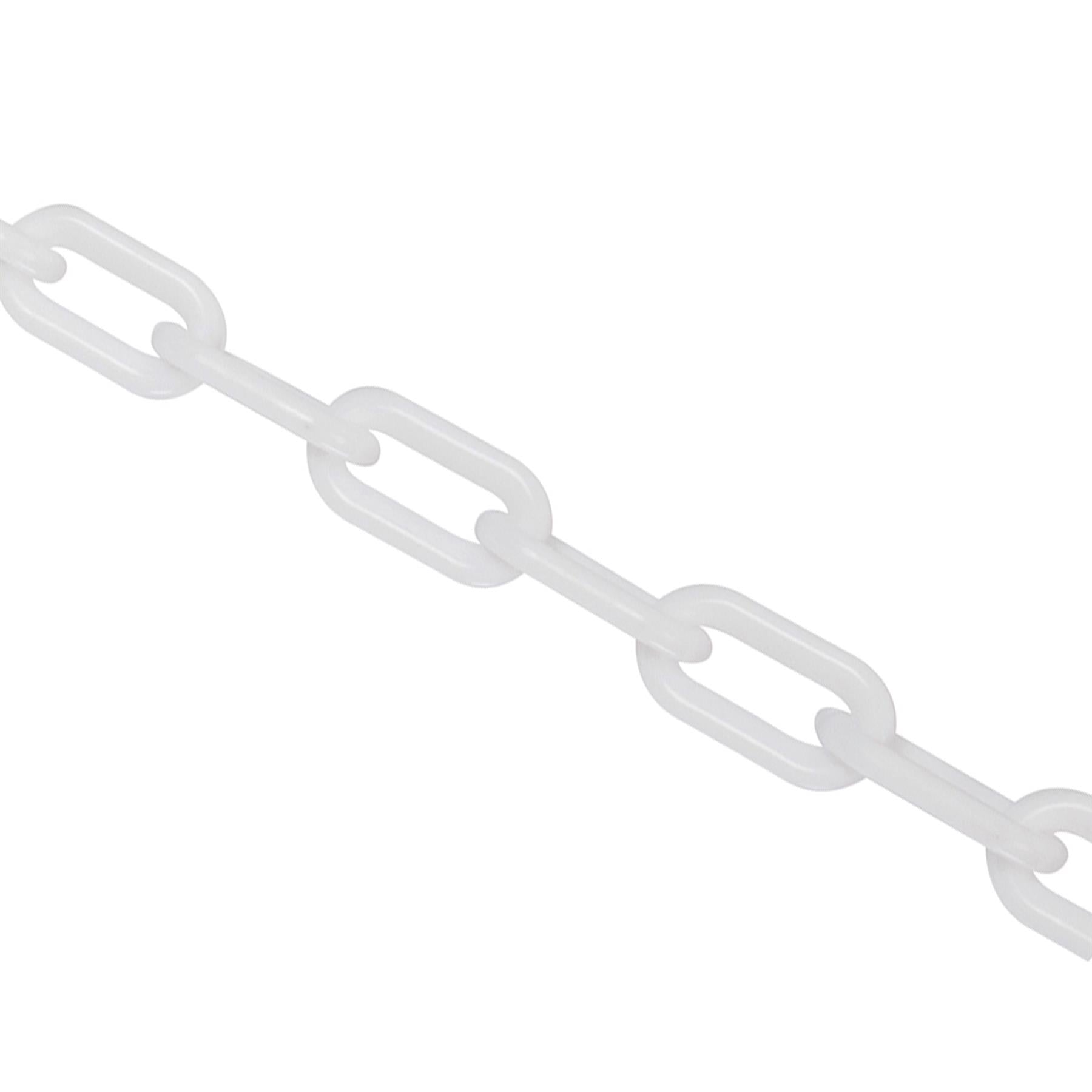 Plastic Chain White 6mm X 5M Strong Plastic Construction Weatherproof