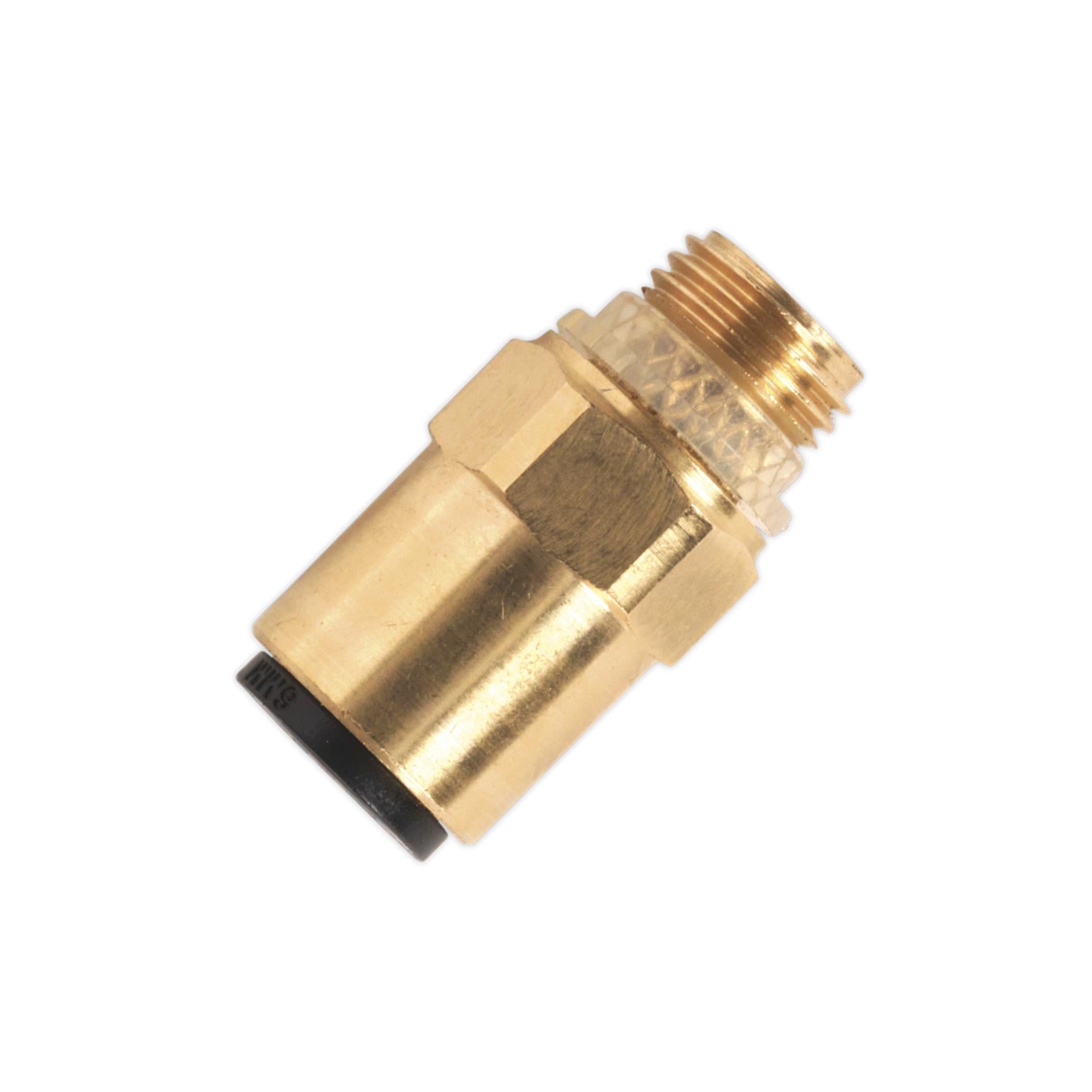 Sealey Brass SuperThread Str Adaptor 6mmx1/8"BSP Pk of 2 (RM010611)