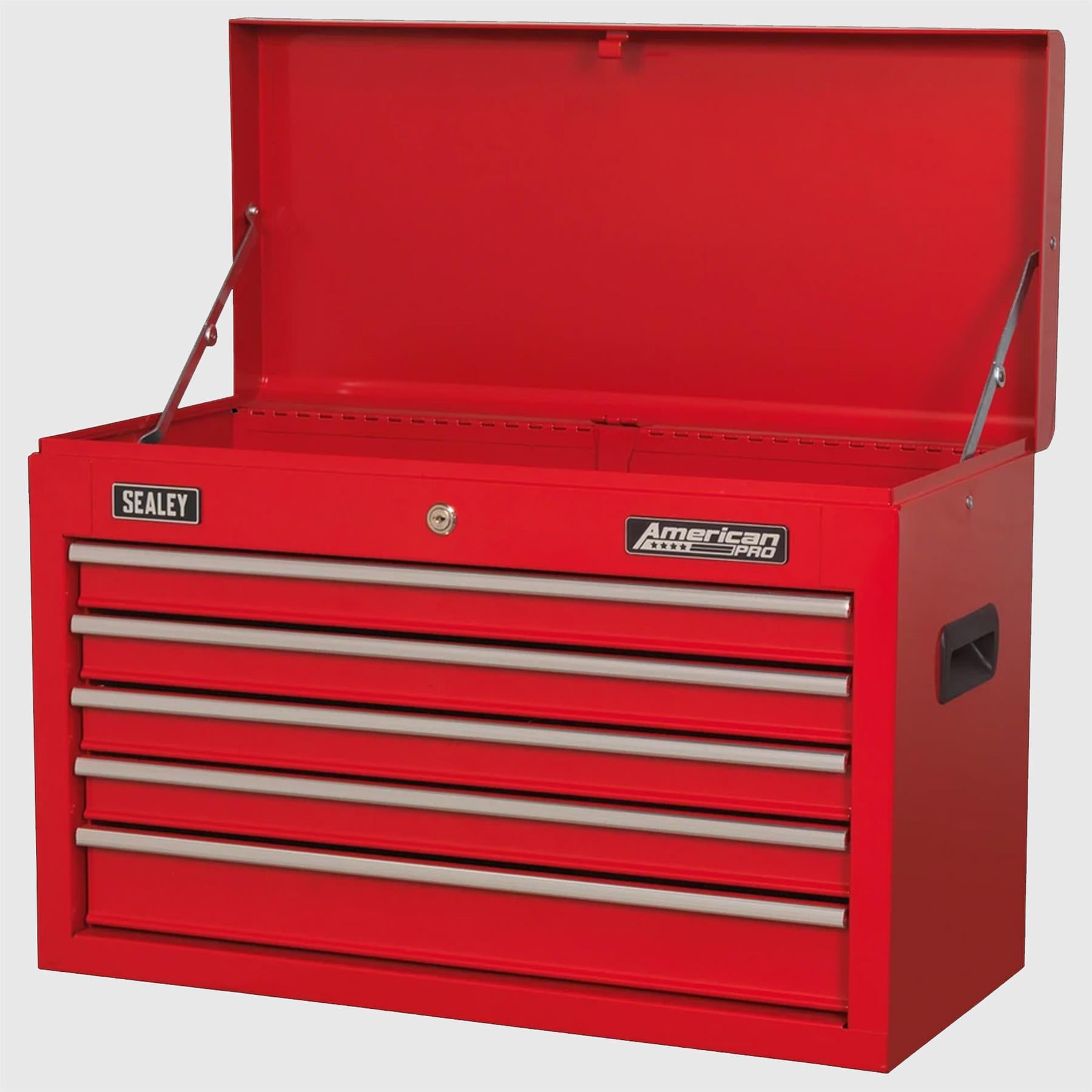 Sealey Topchest 5 Drawer with Ball-Bearing Slides - Red