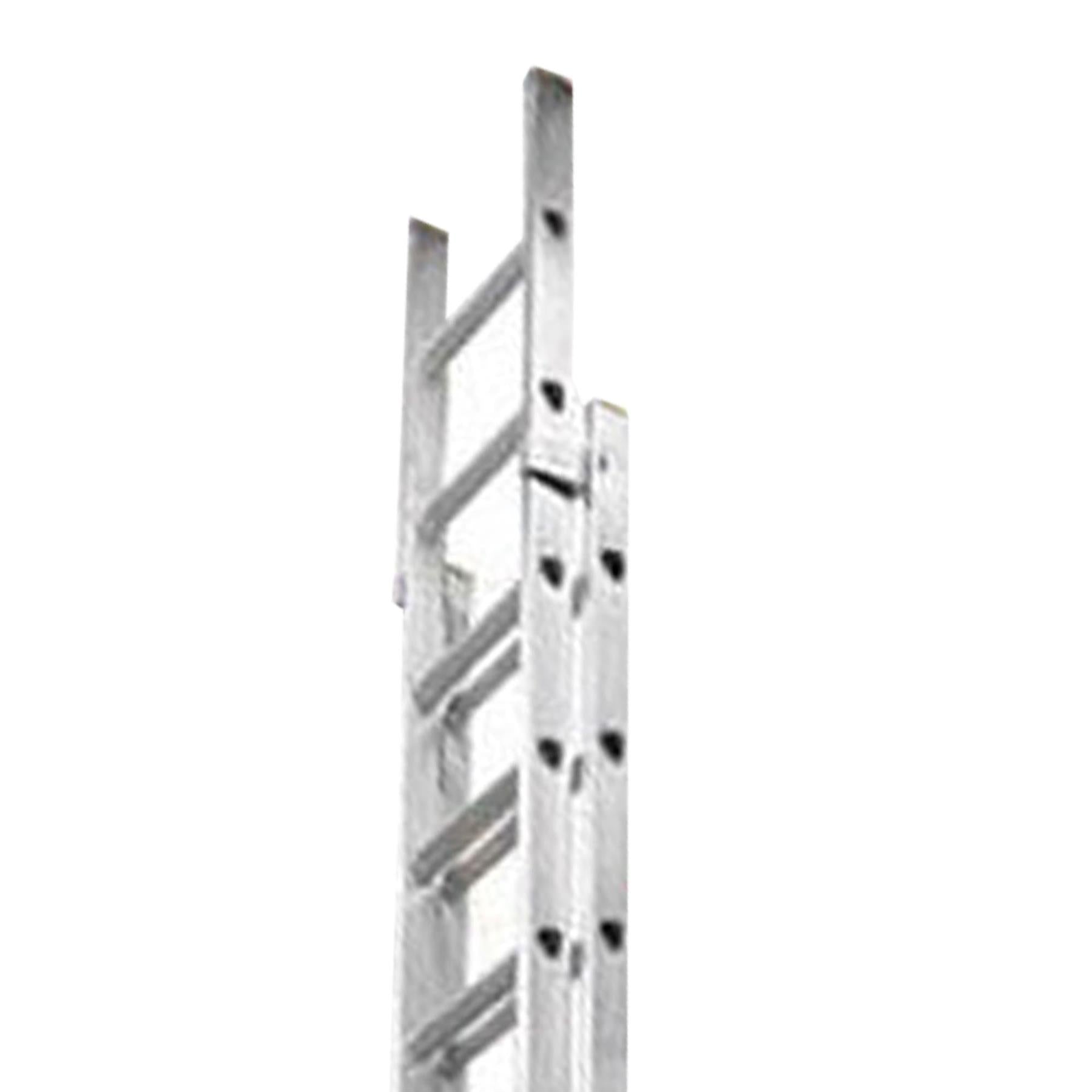 Dapetz PRo 17 Rung Aluminium Extension Ladder 4.5m, Double Section, Made In Uk