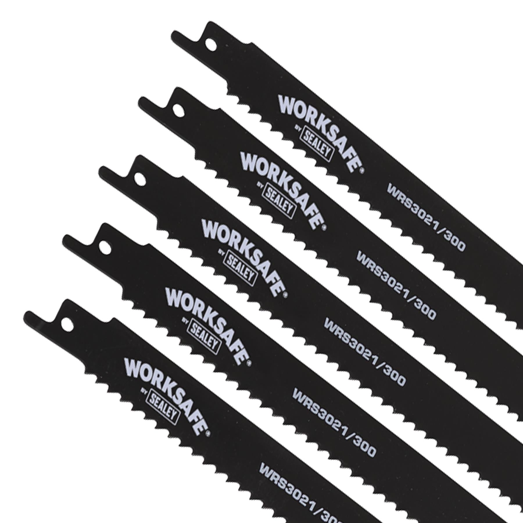 Reciprocating Saw Blade 300mm 6tpi - Pack of 5 Sealey
