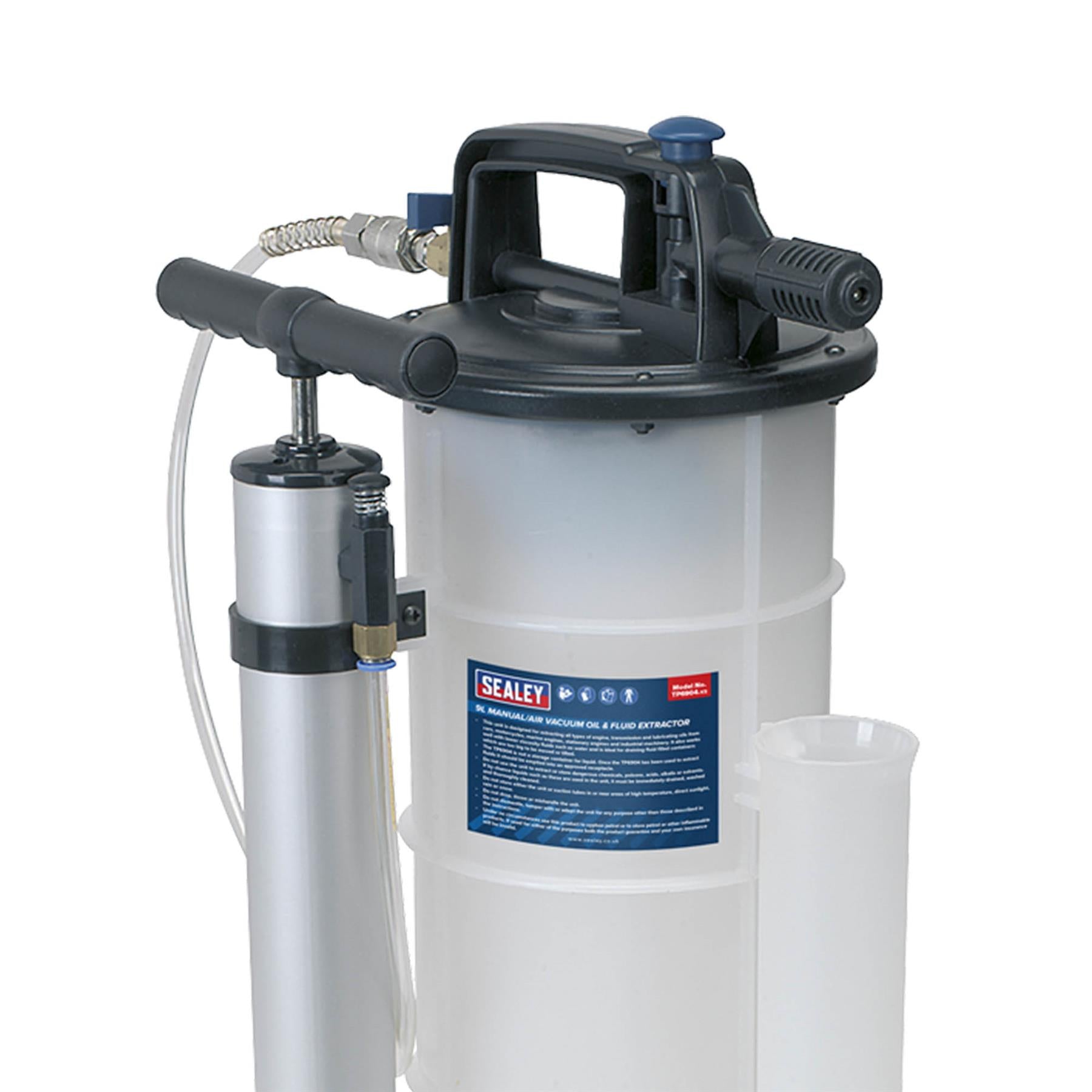 Sealey Vacuum Oil & Fluid Extractor Manual/Air 9L