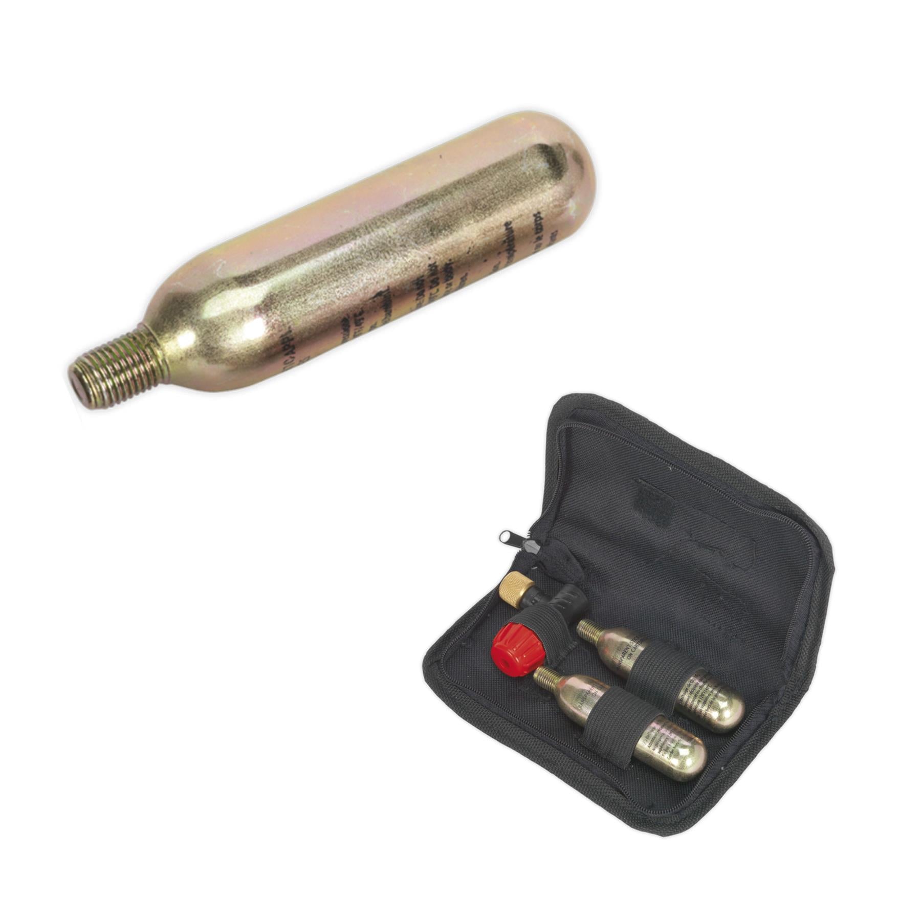 Sealey Motorcycle CO2 Emergency Tyre Inflator Kit