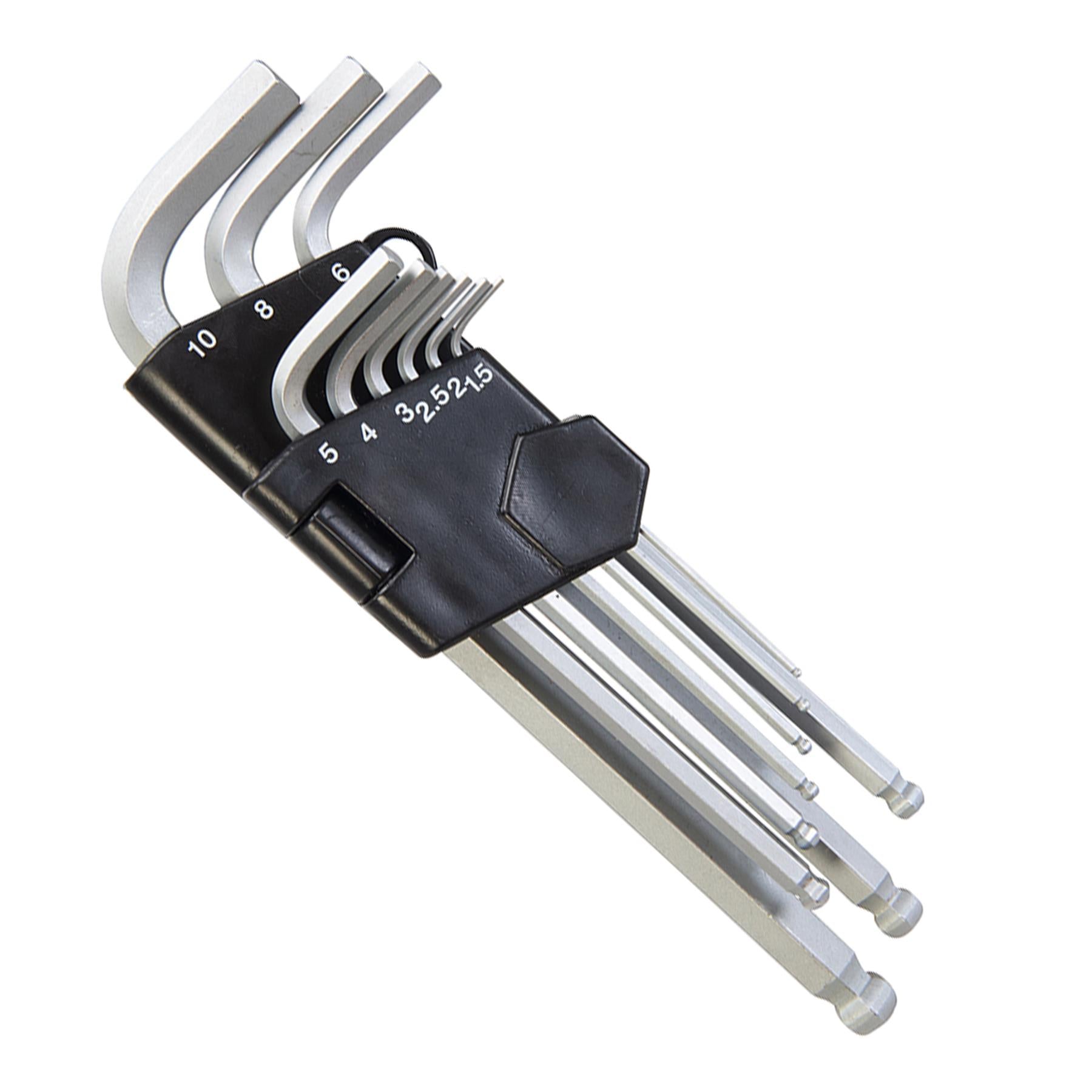 King Dick Metric Hex Key Set 9pce 1.5 - 10mm