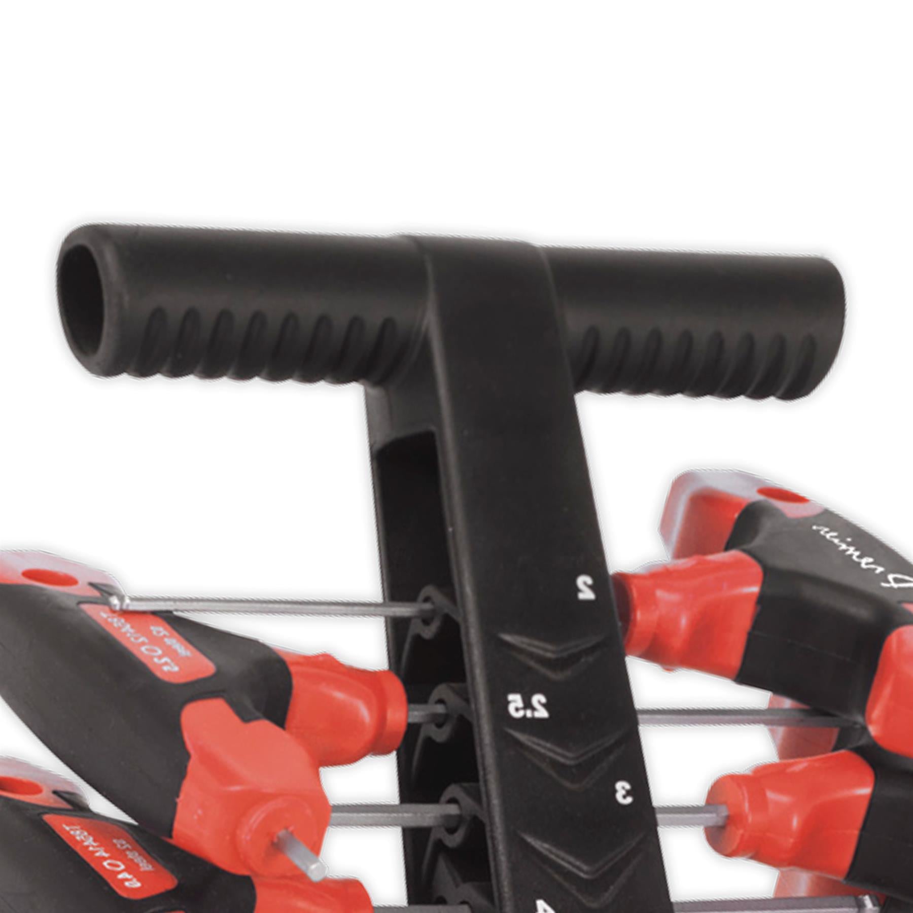 Sealey Ball-End Hex Key Set 8pc T-Handle Metric