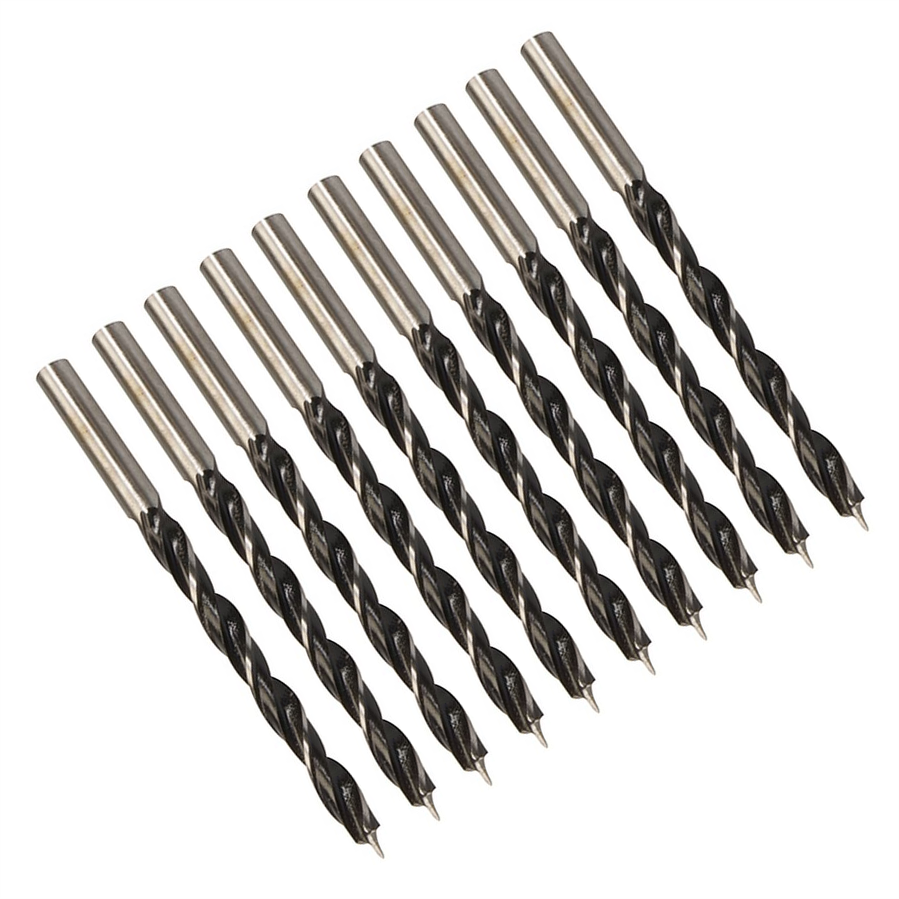 10Pk Lip & Spur Drill Bits 8mm Durable Sharp Precision Drill Work On Wood DIY