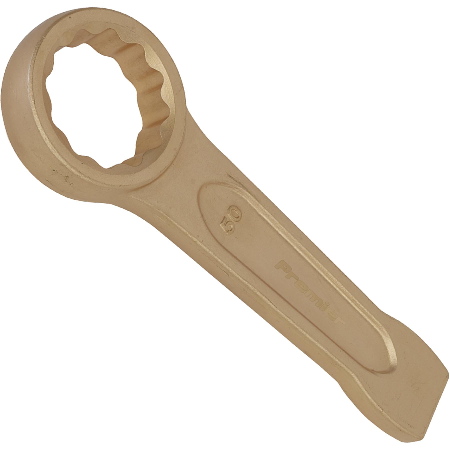 Sealey Slogging Spanner Ring End 50mm - Non-Sparking Beryllium Copper
