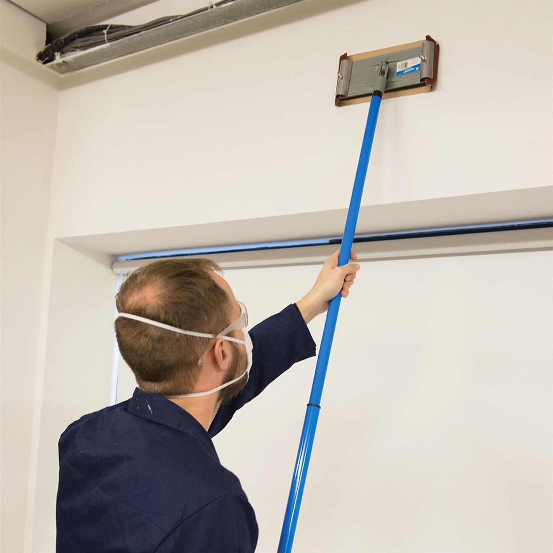 Swivel Pole Sander 235 X 80mm Fast clamping system Die Cast Aluminium 2 Clamps