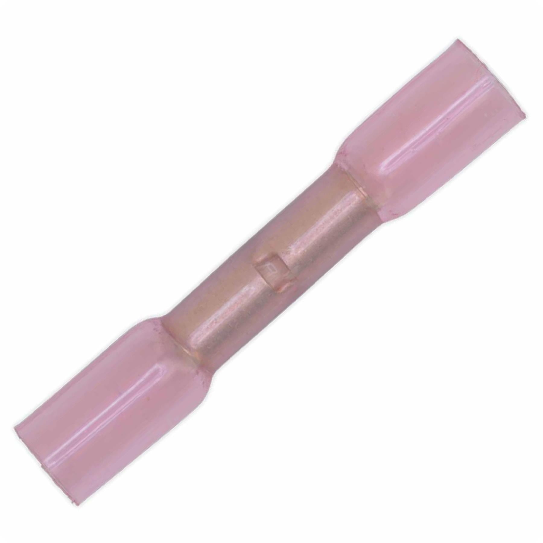 Sealey Heat Shrink Butt Connector Terminal 4.8mm Red Pack of 50