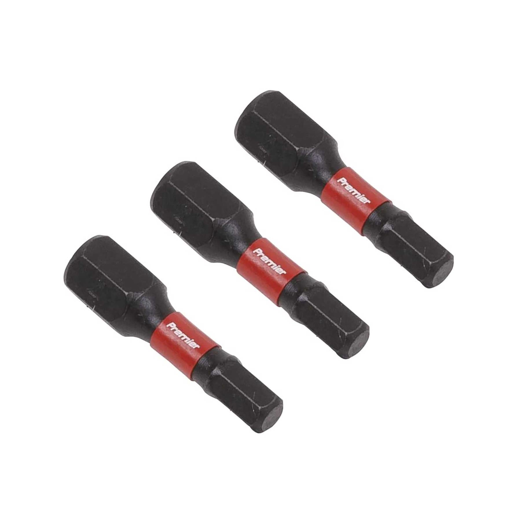 Hex 4mm Impact Power Tool Bits 25mm - 3pc