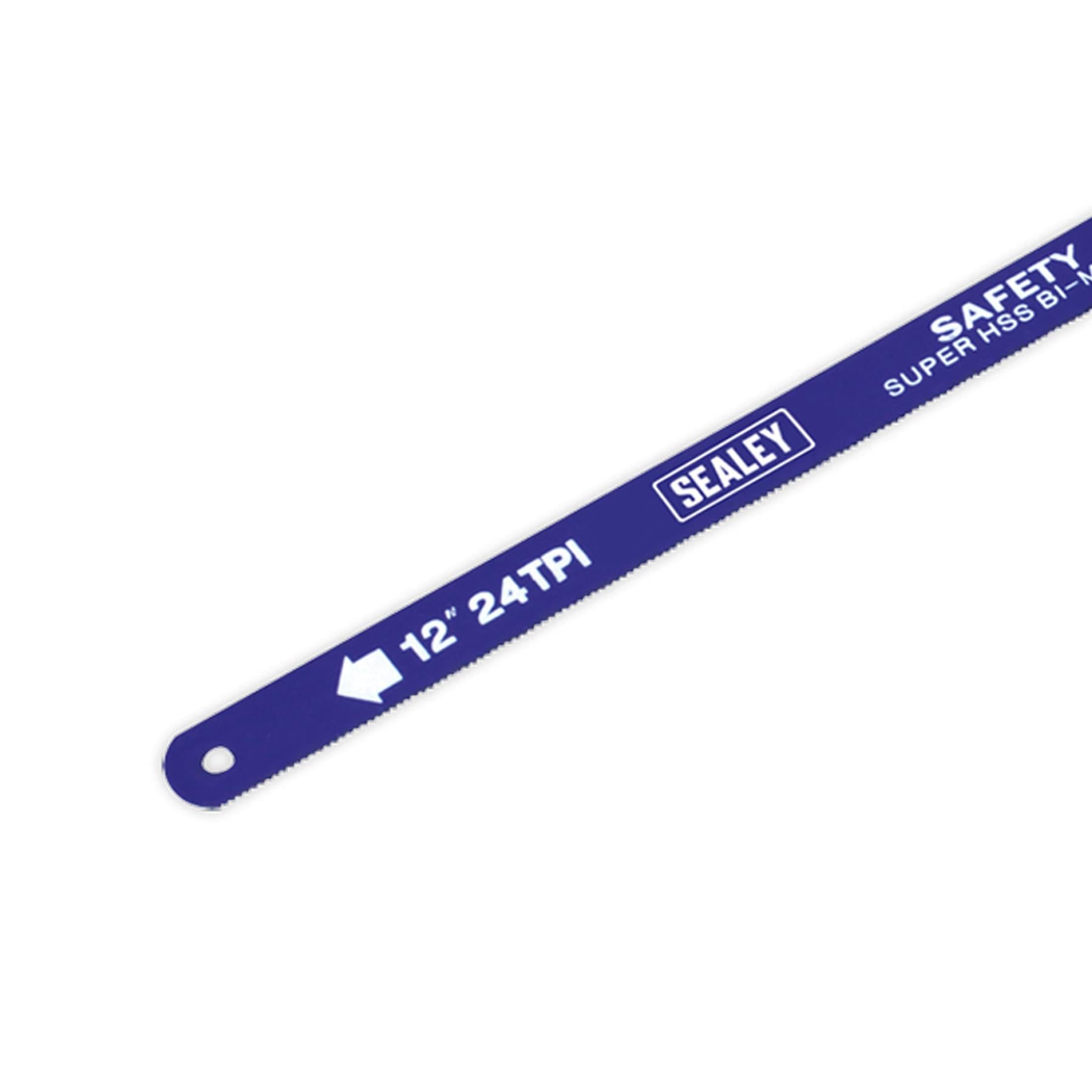 Sealey Hacksaw Blade 300mm HSS Bi-Metal 24tpi Pack of 10
